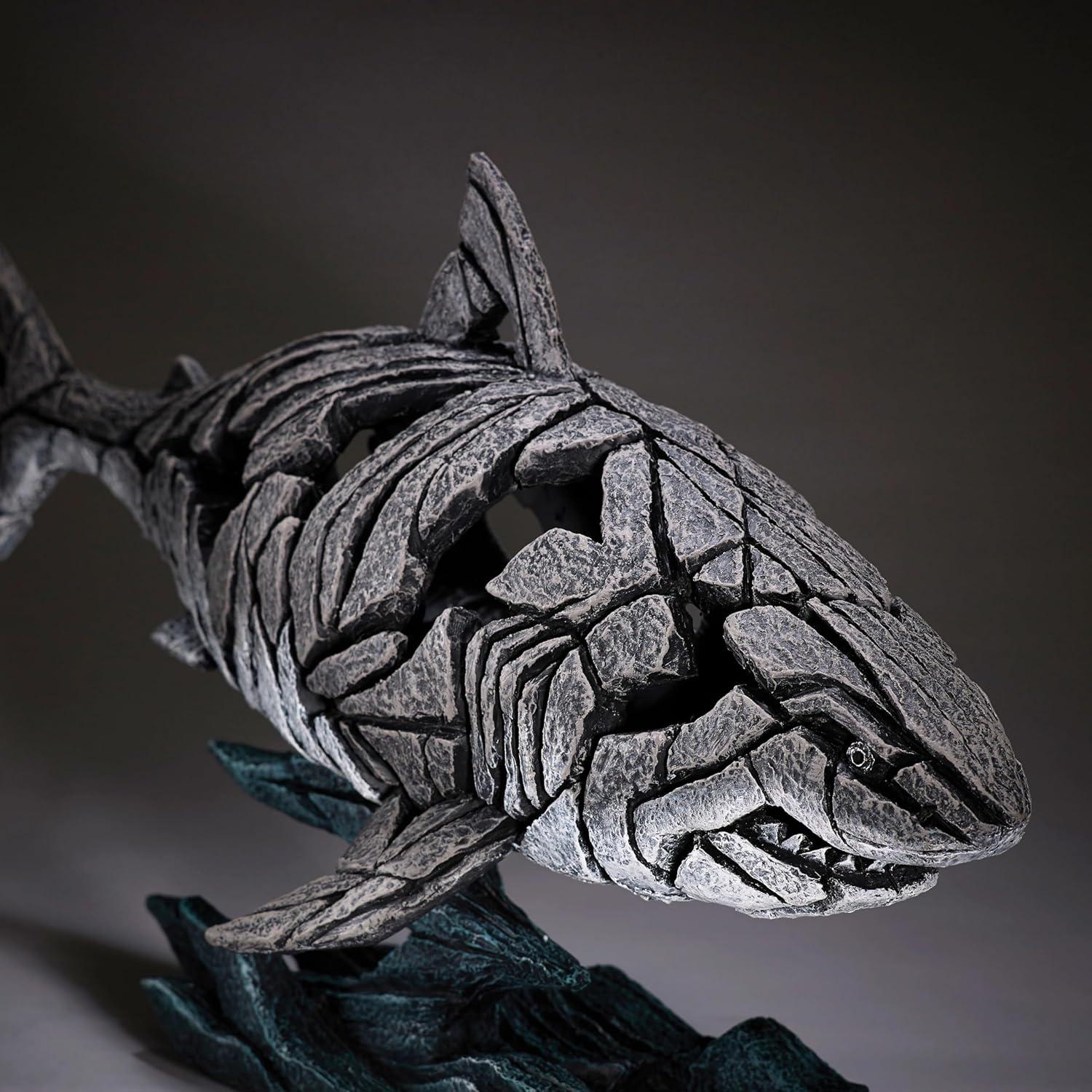 Edge Sculpture Shark Figure 12.2in H