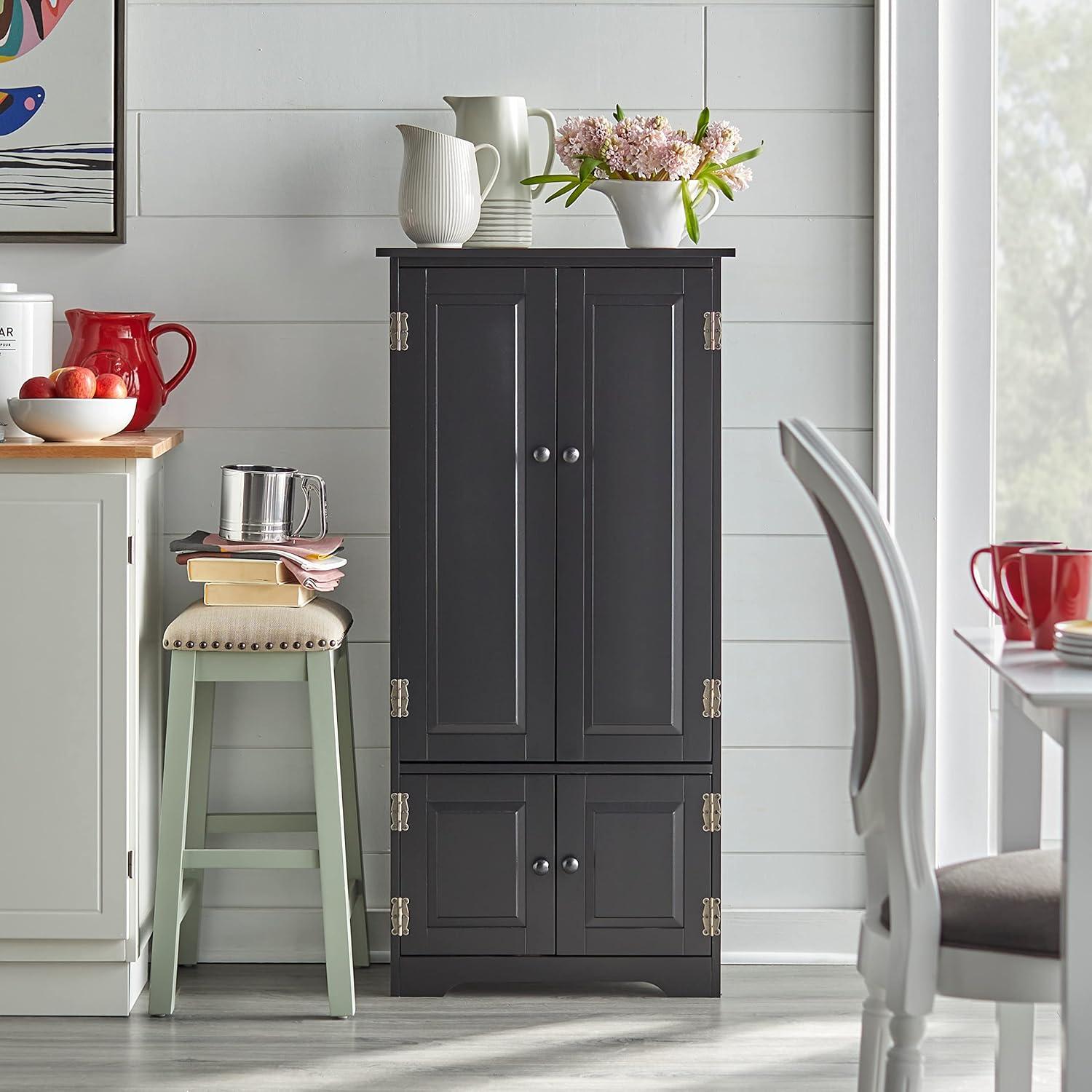 Simple Living  Aston Tall Cabinet Antique Blue