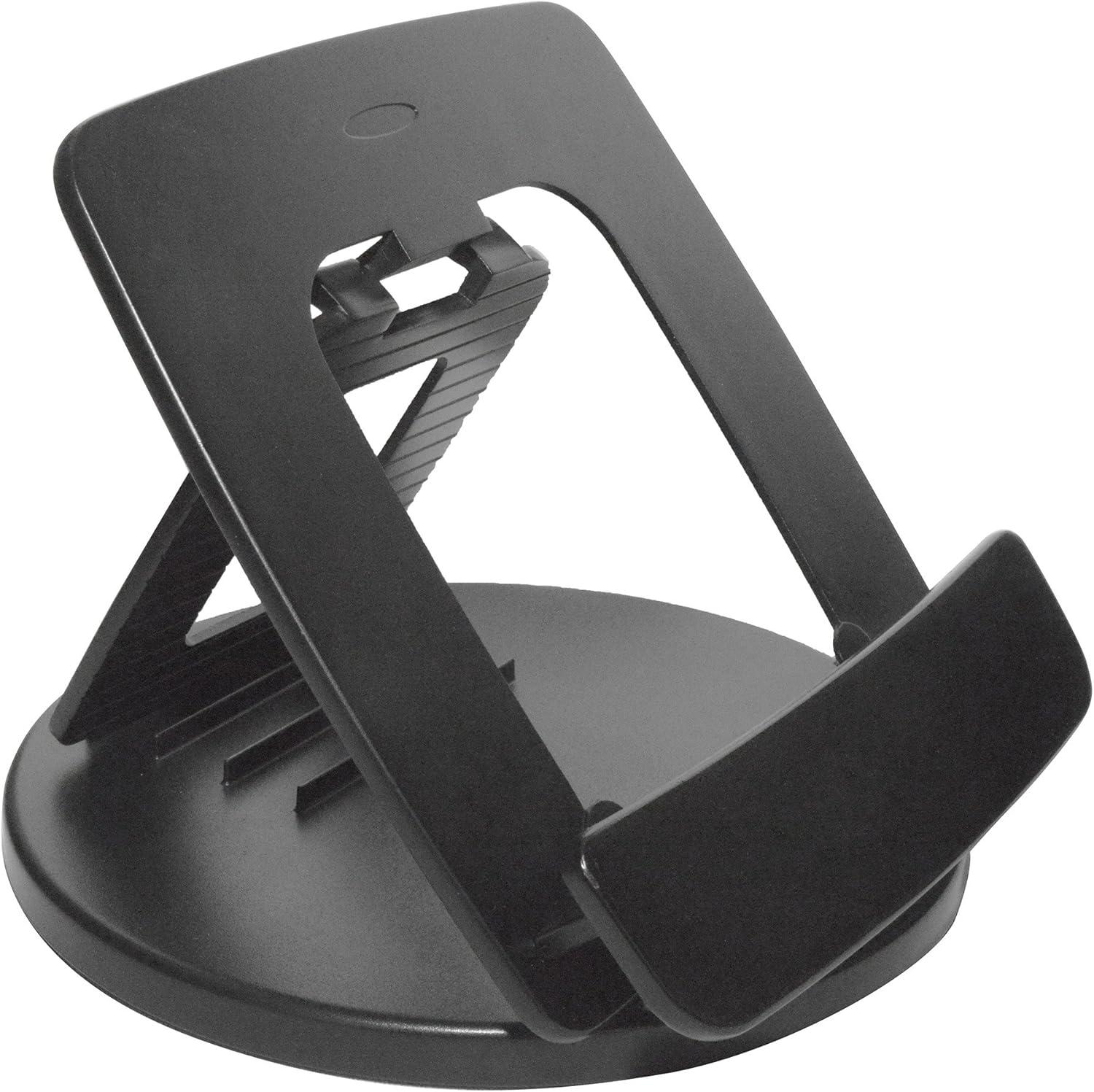 360° Rotating Foldable Black Desktop Tablet Stand