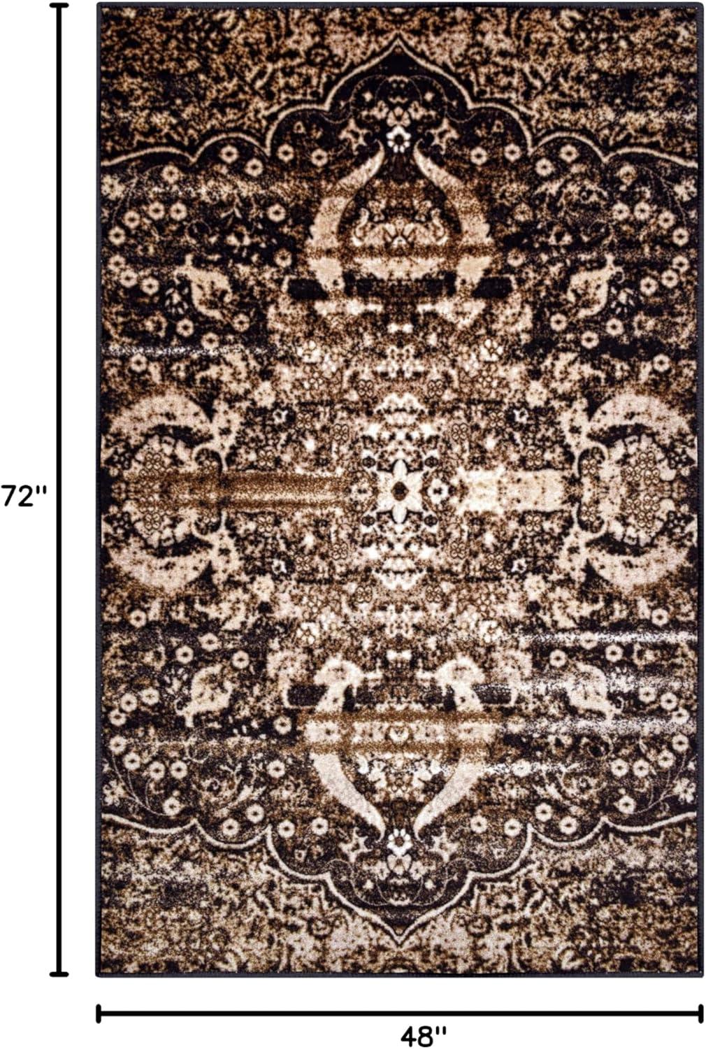 Bohemian Rustic Medallion Indoor Runner or Area Rug