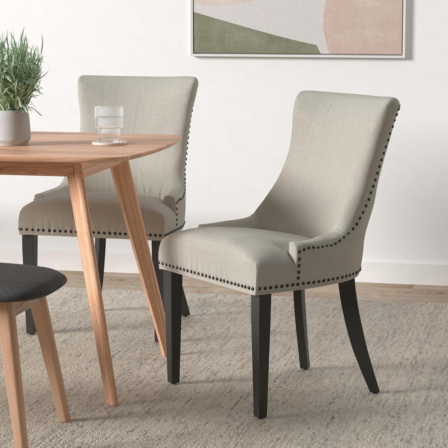 Modway Copper Grove Vodice Fabric and Wood Dining Chair (Set of 4) by Modway
