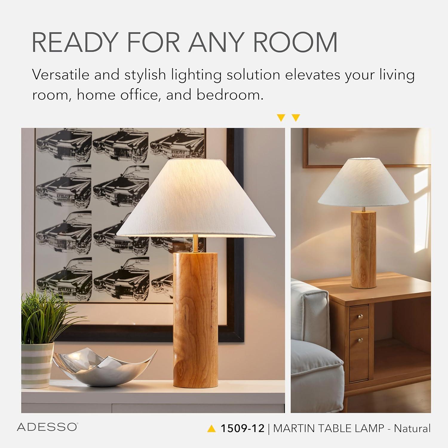 Modern Wood Table Lamp