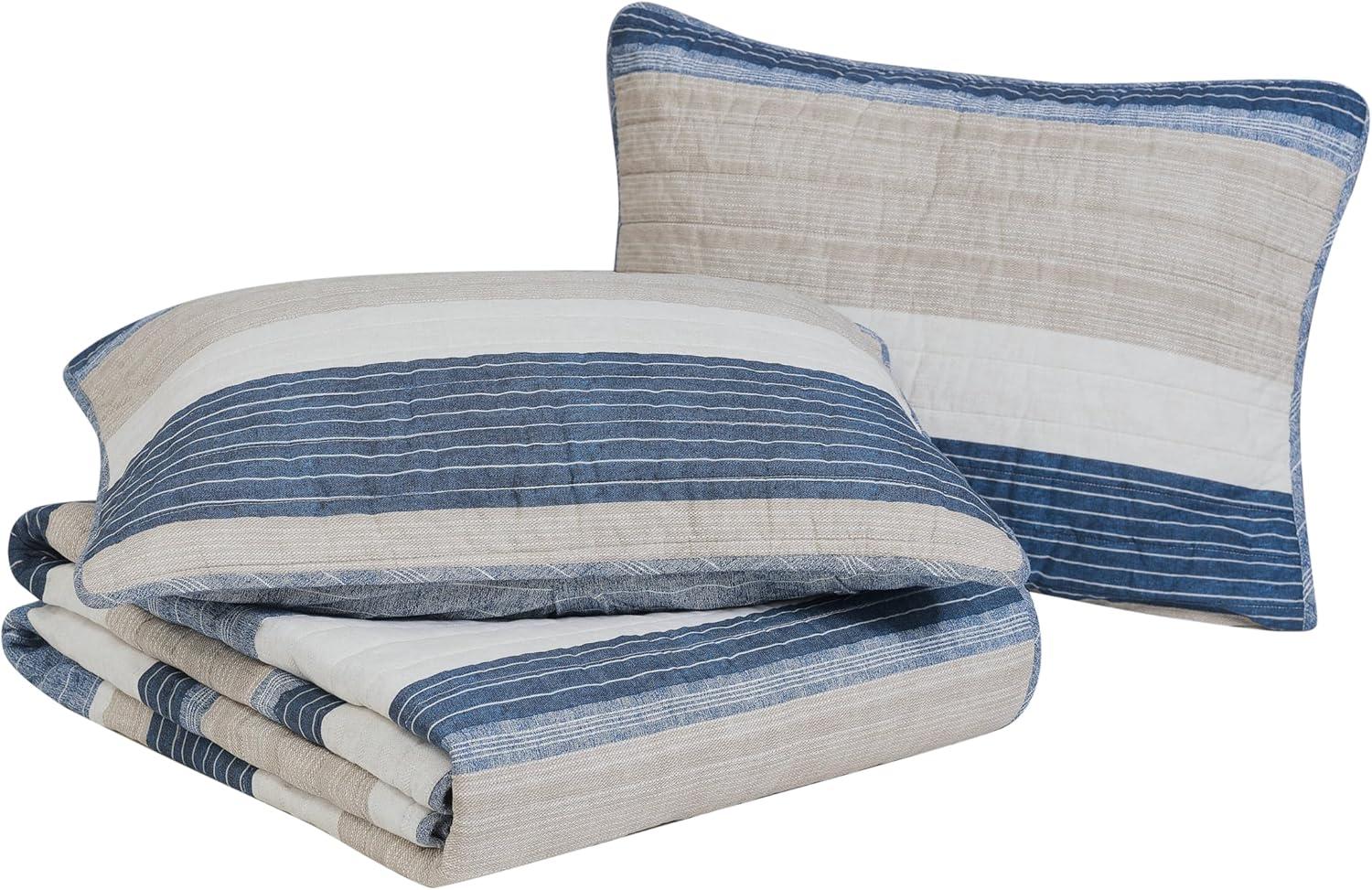 Nautica Ridgeport Cotton Reversible Quilt Set