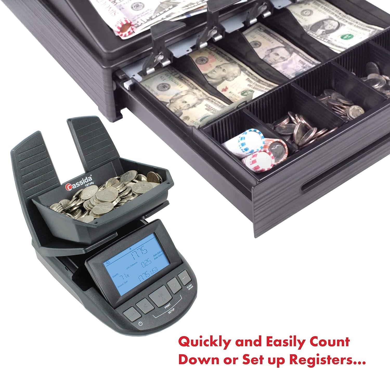 Cassida Tilltally Hybrid Bill & Coin Counting Scale