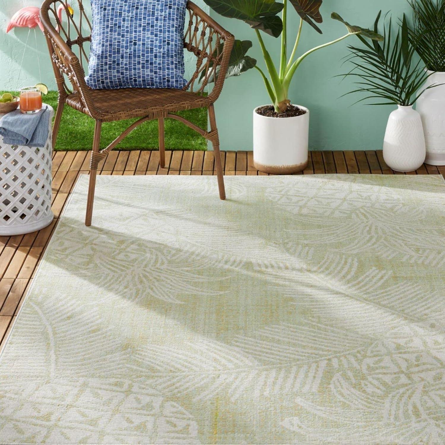 Tommy Bahama Malibu Pineapple Taupe Indoor / Outdoor Area Rug