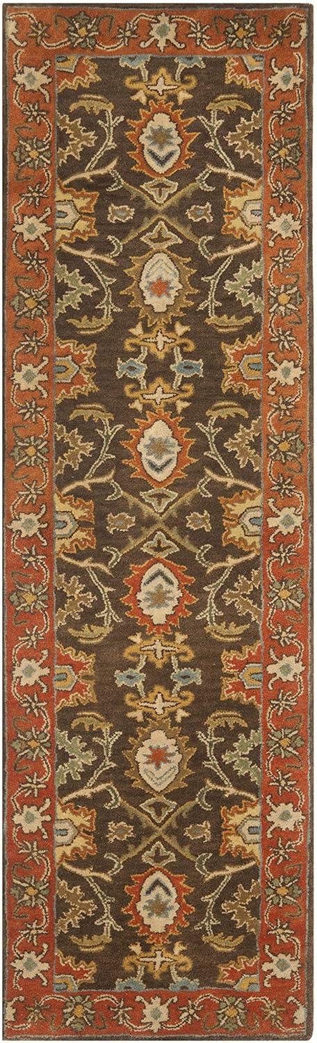 Heritage HG734 Handmade Runner Rug - 2'3"x8' - Light Blue/Ivory - Safavieh