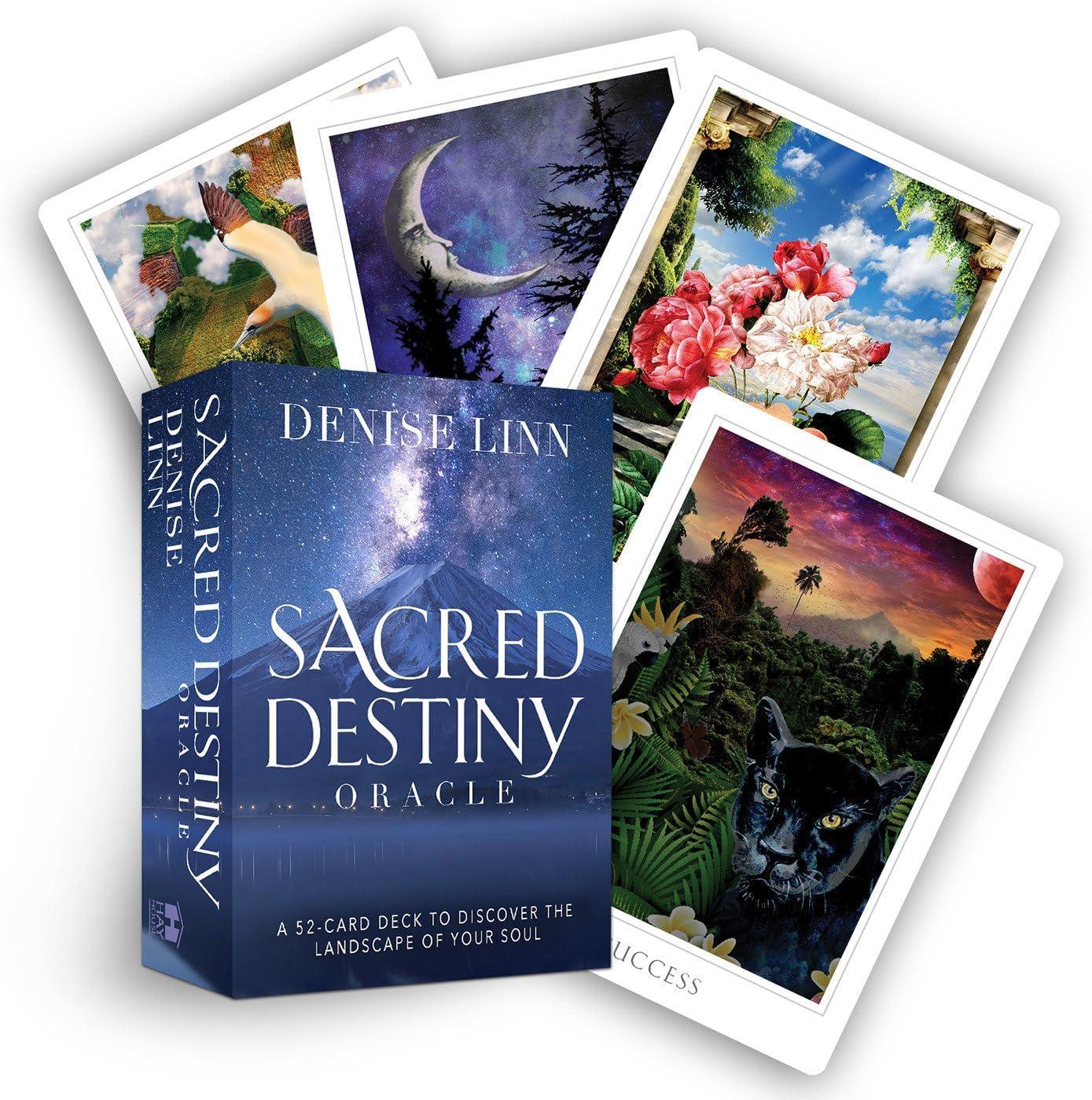 Sacred Destiny Oracle Cards: 52-Card Deck with Vibrant Landscapes