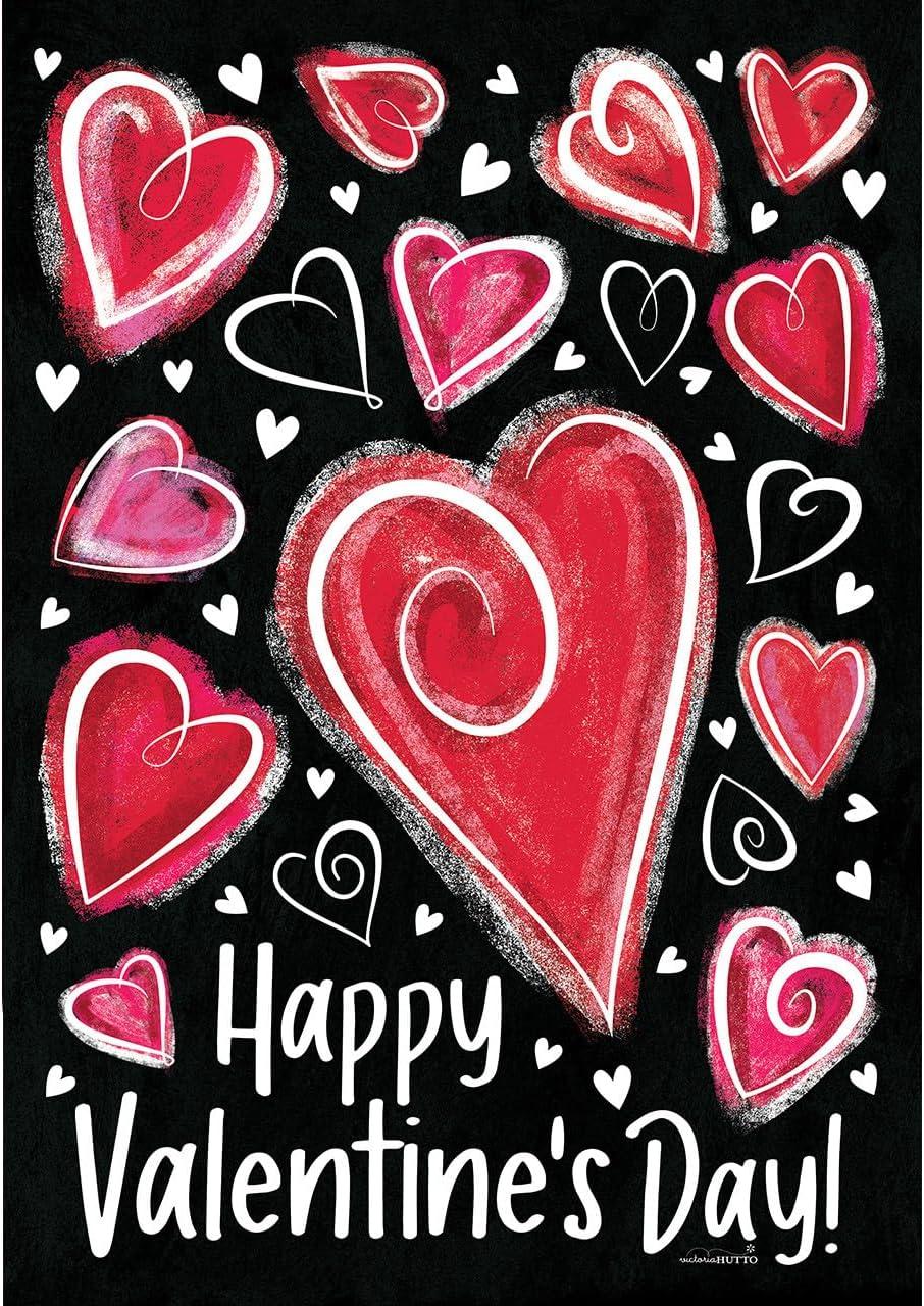 Briarwood Lane Valentine's Garden Flag 18x12.5 For Outdoor Valentine Heart Dance Garden Flag Flag For Valentine's Garden Flag Flags For Outside
