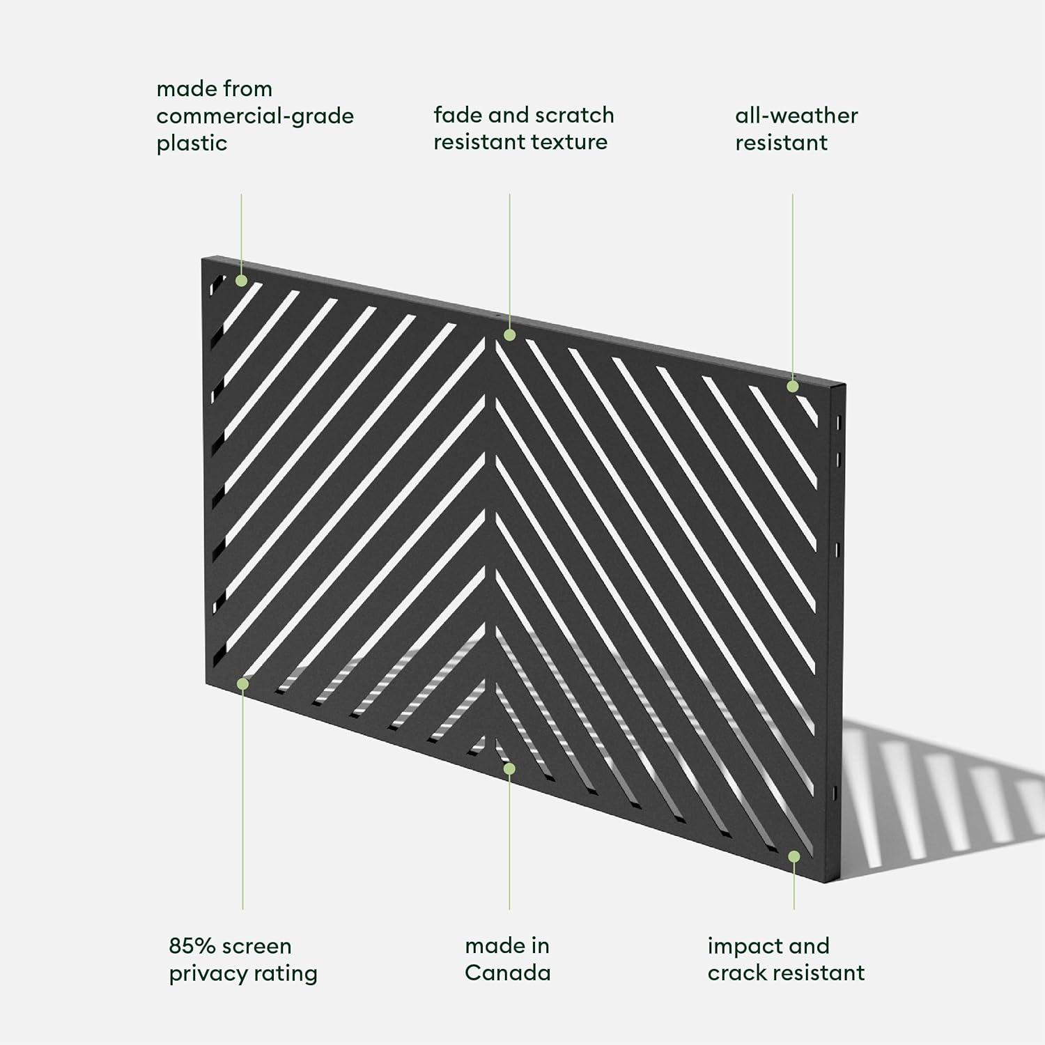 Veradek 3.75 ft. H x 2 ft. W Screen Series Arrow Privacy Screen