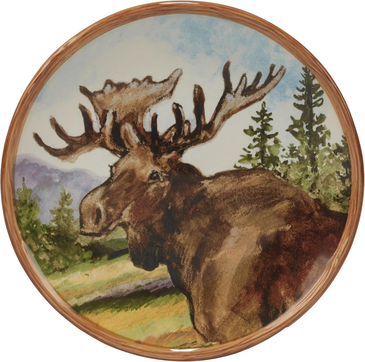 Mountain Summit Assorted Colors Dessert Plates (Set of 4)