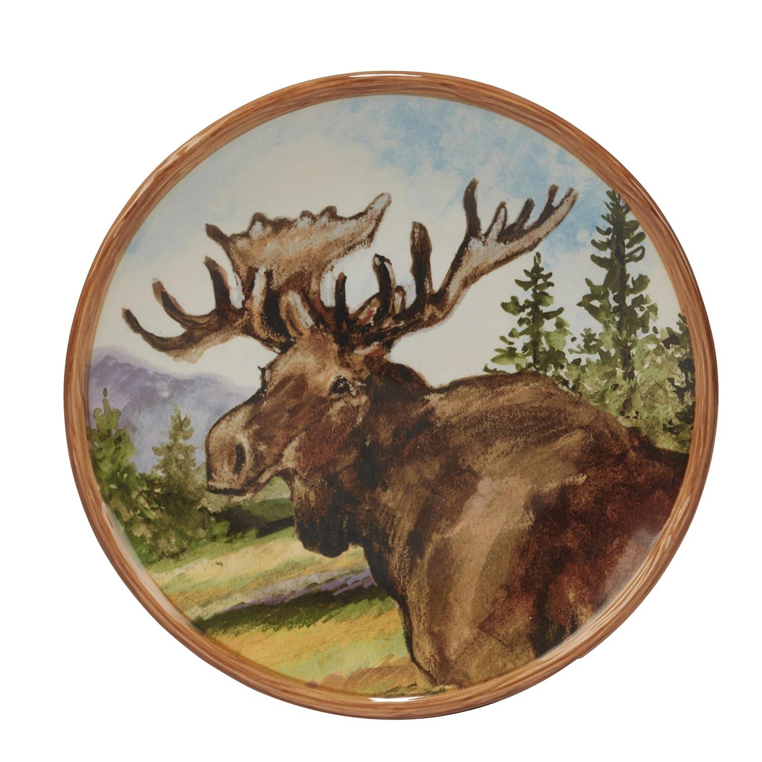 Mountain Summit Assorted Colors Dessert Plates (Set of 4)