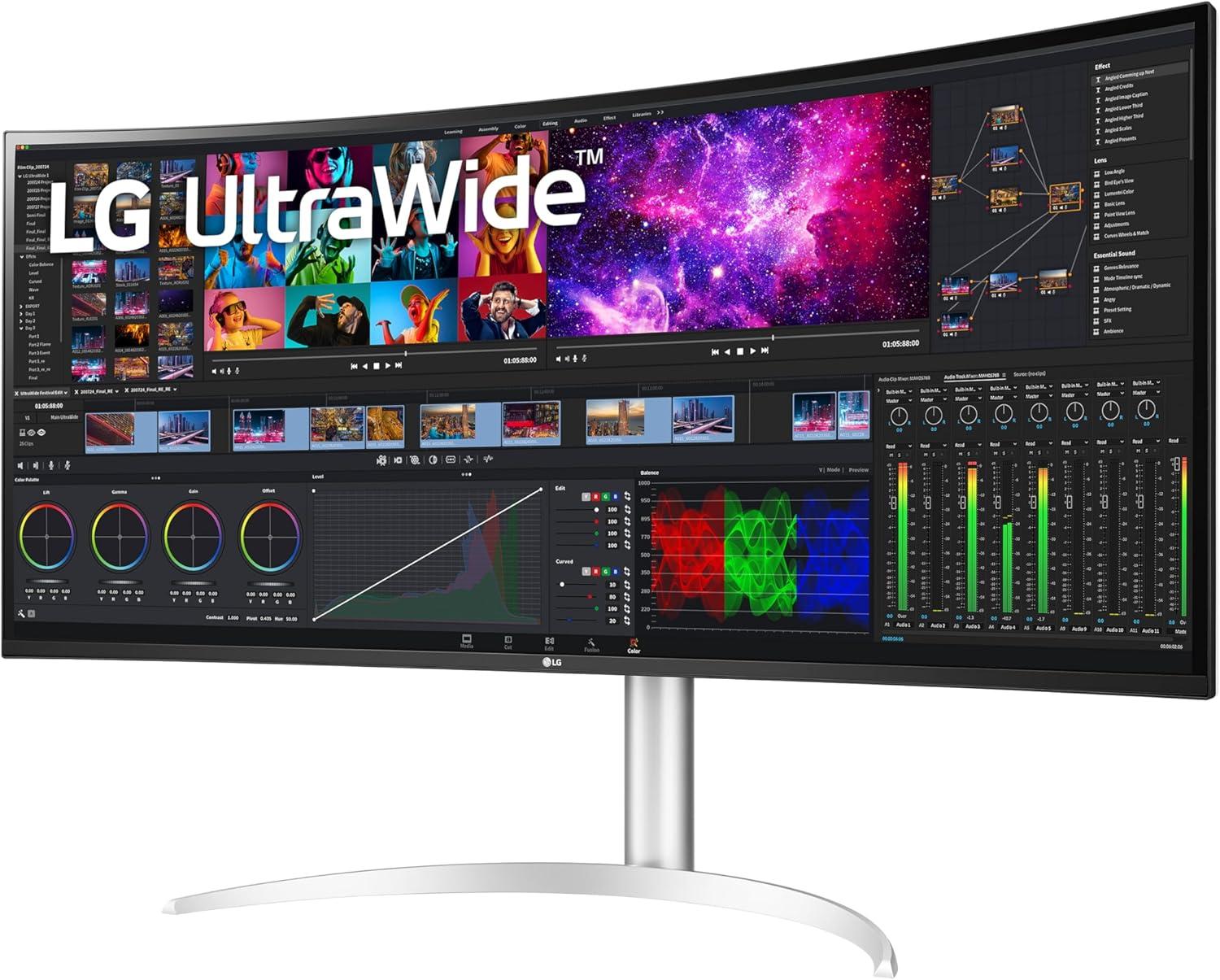 LG 40" UltraWide Curved 5K2K Nano IPS Monitor with Thunderbolt 4