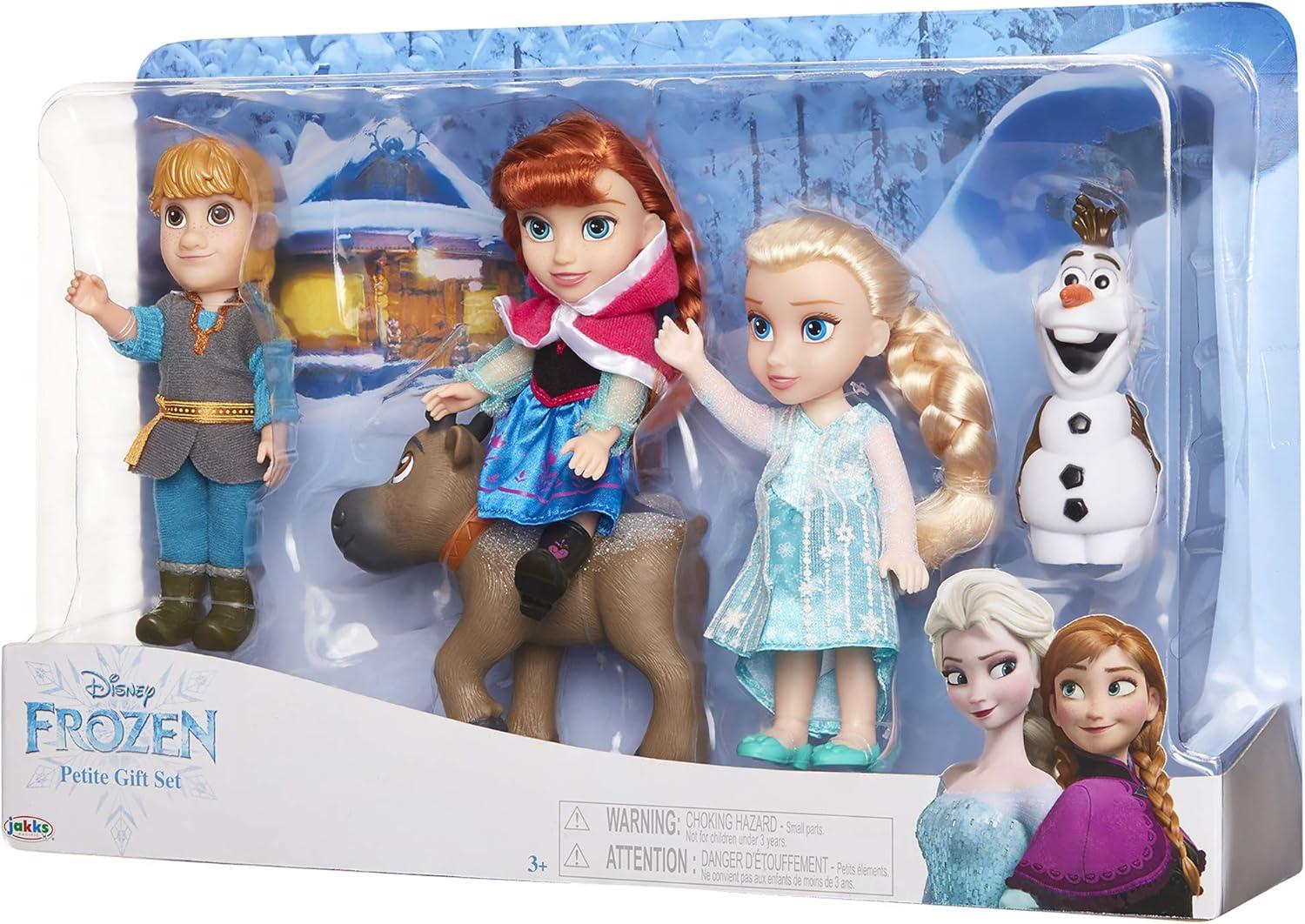 Frozen Petite Doll Set with Anna, Elsa, Kristoff, Sven, and Olaf