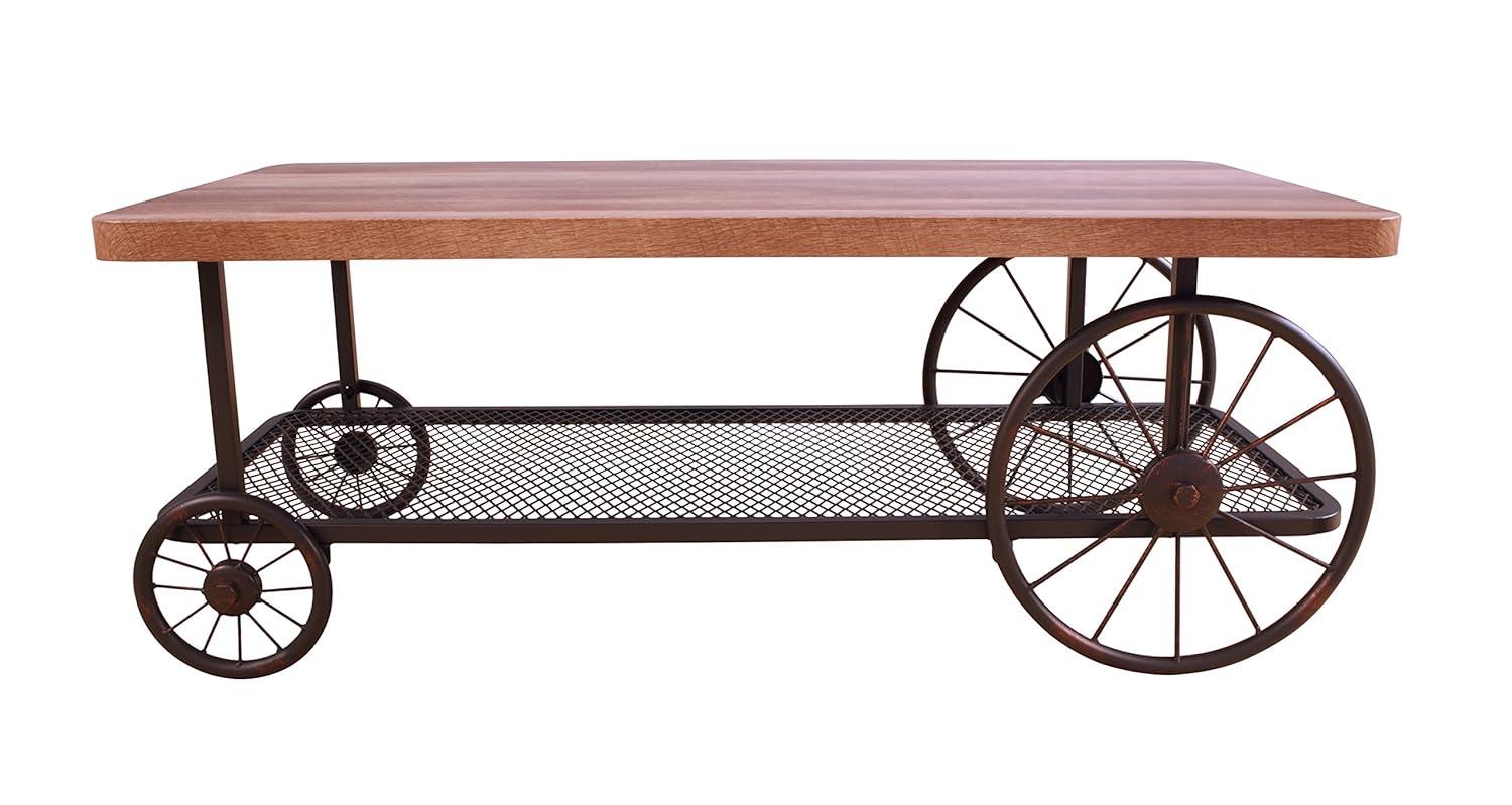 Acme Furniture Francie Coffee Table Oak/Antique Gray