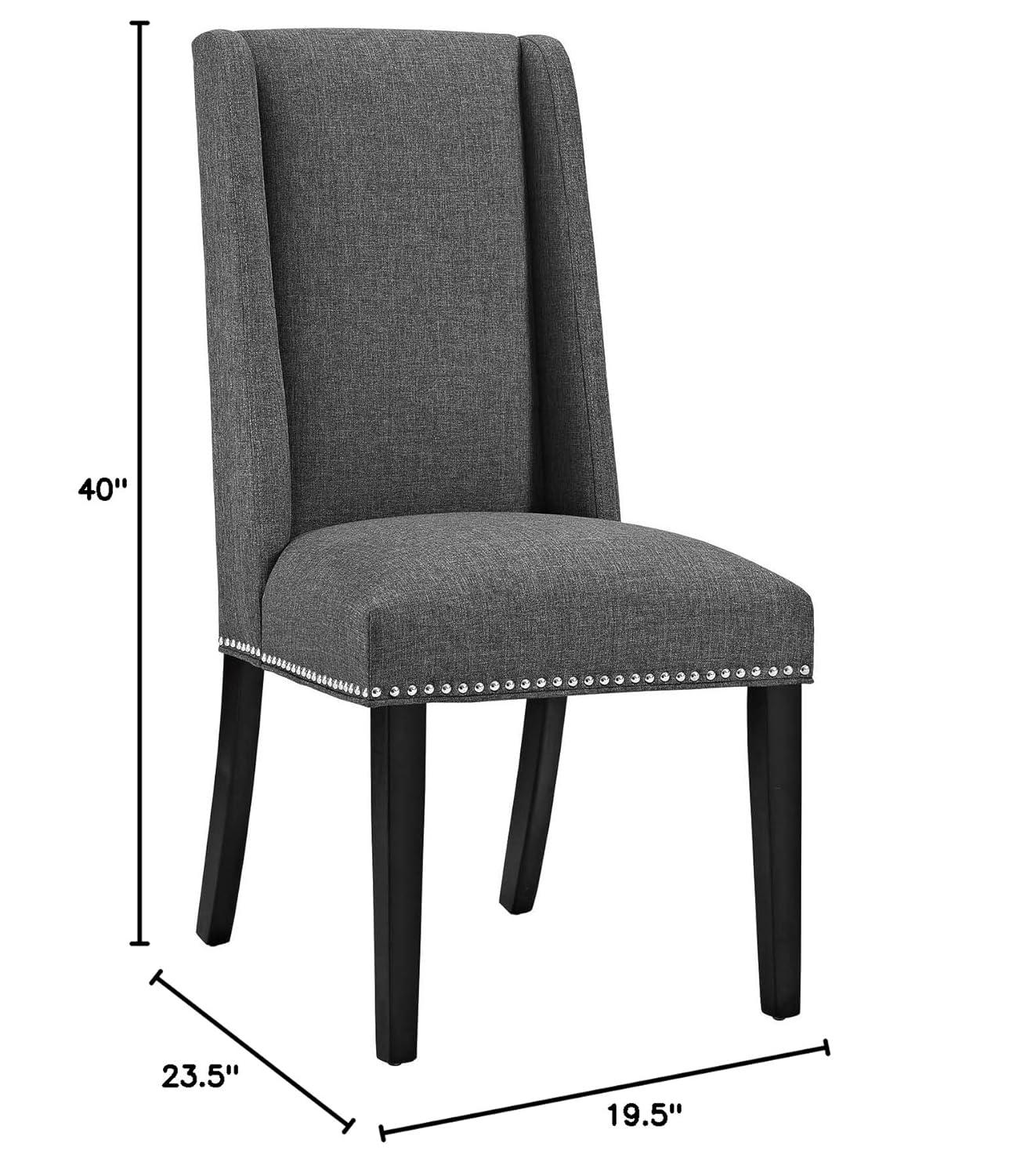 Baron Fabric Upholstered Dining Chairs (Set of 2) by Modway