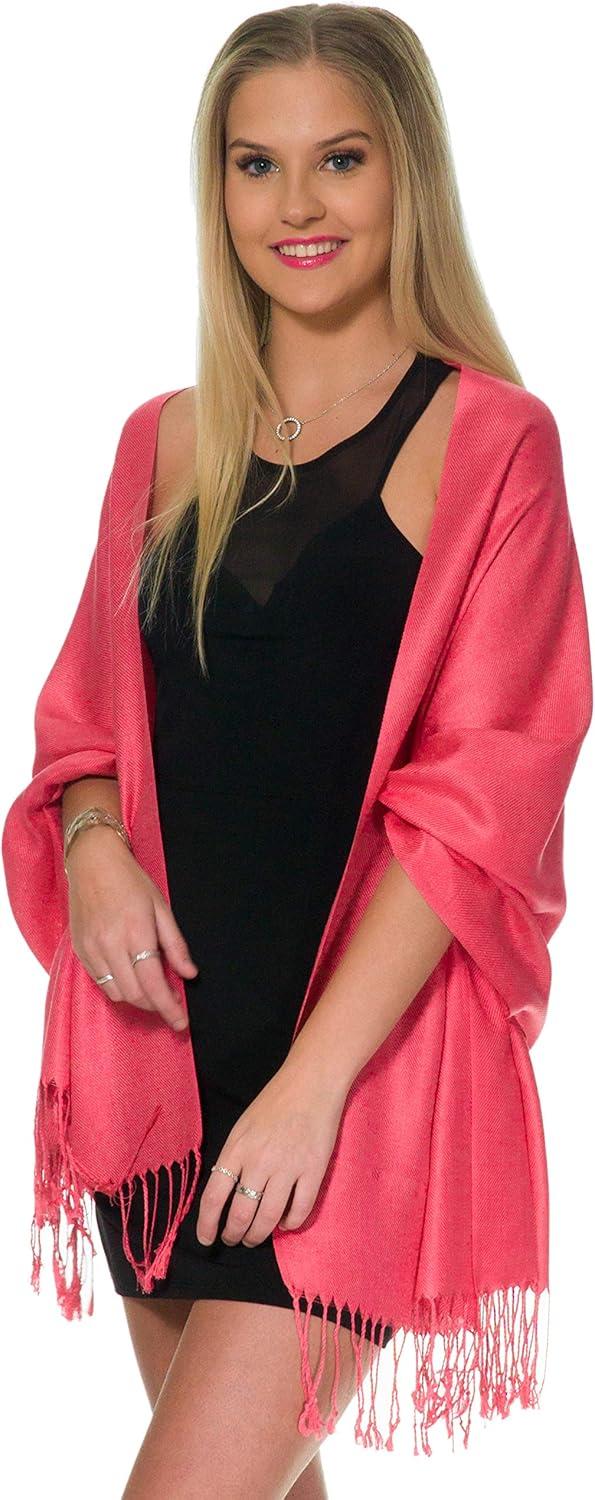 Pashmina Shawls and Wraps for Evening Dresses, Large Soft Pashminas Wedding Shawl