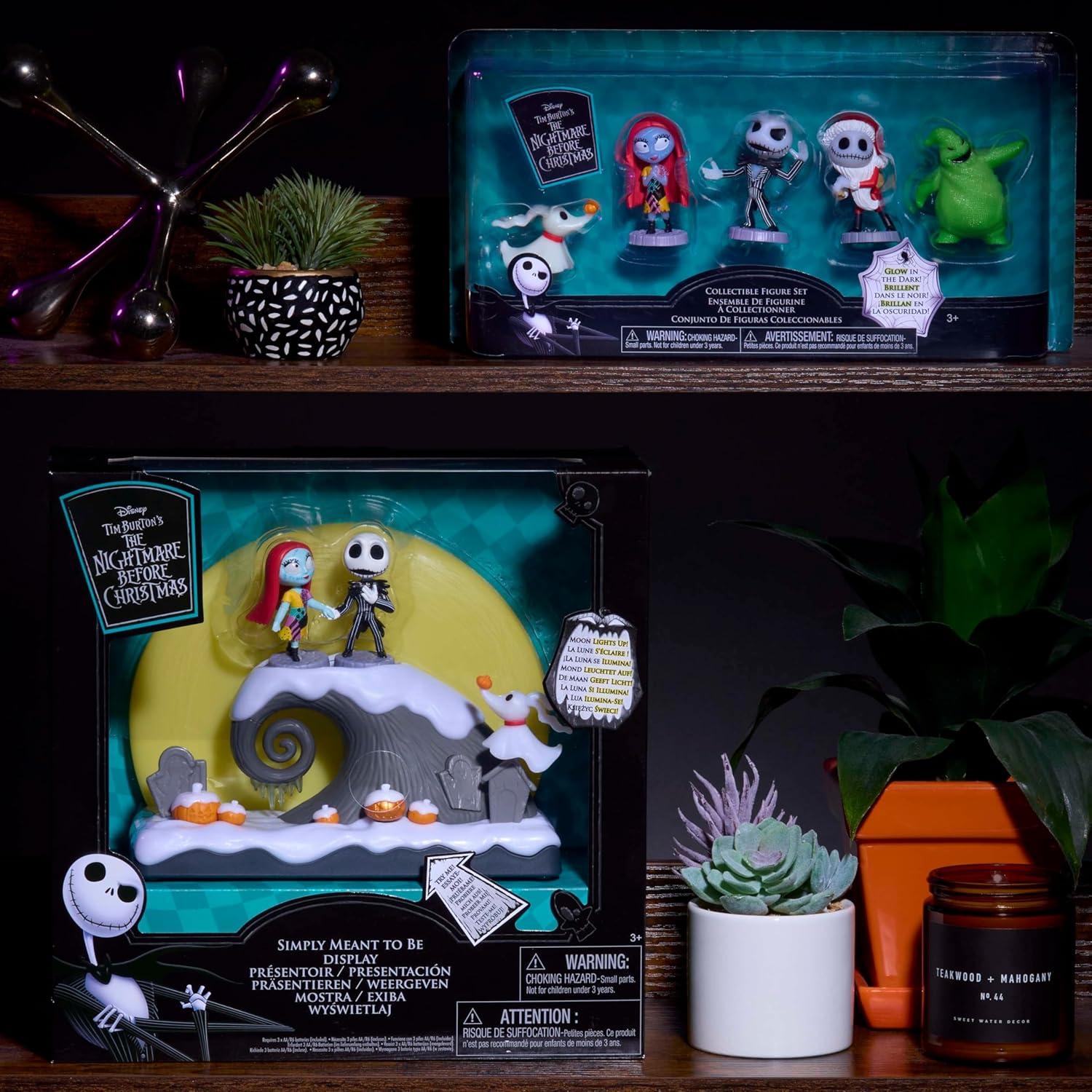 Disney Tim Burton's The Nightmare Before Christmas Collectible Figure Set, 2.5-inch Figurines