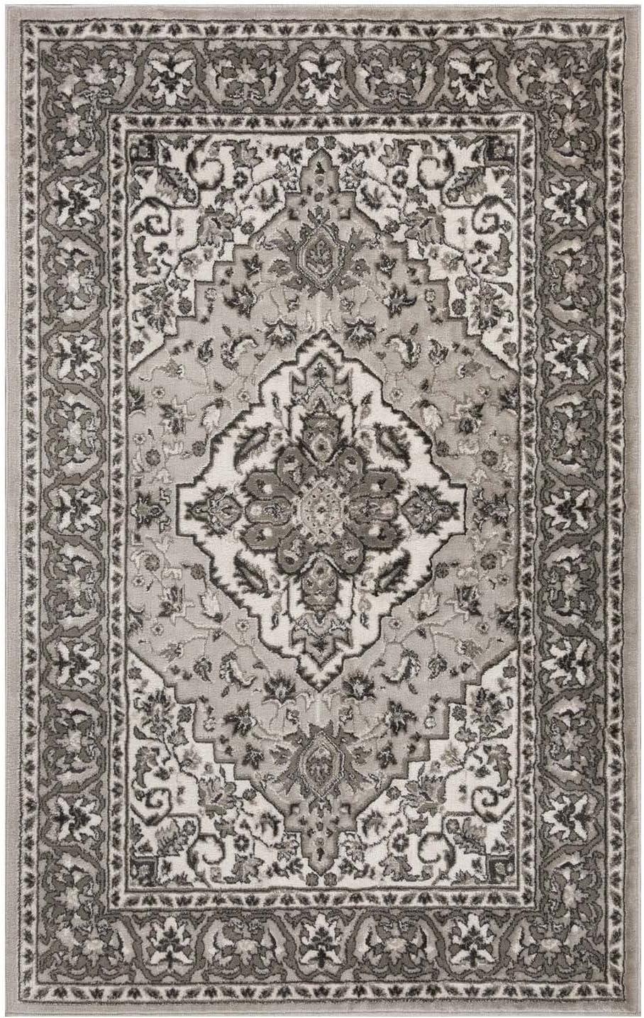 Superior Glendale Oriental Medallion Indoor Area Rug, 4'x6', Rivulet