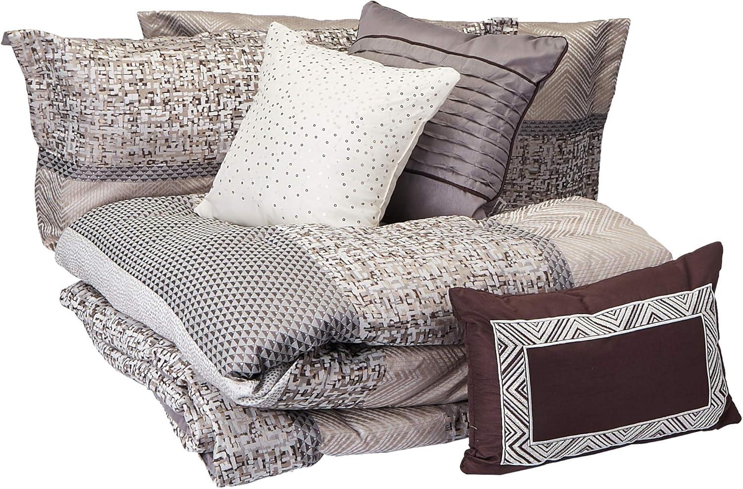 Rhapsody 7 Piece Jacquard Comforter Set
