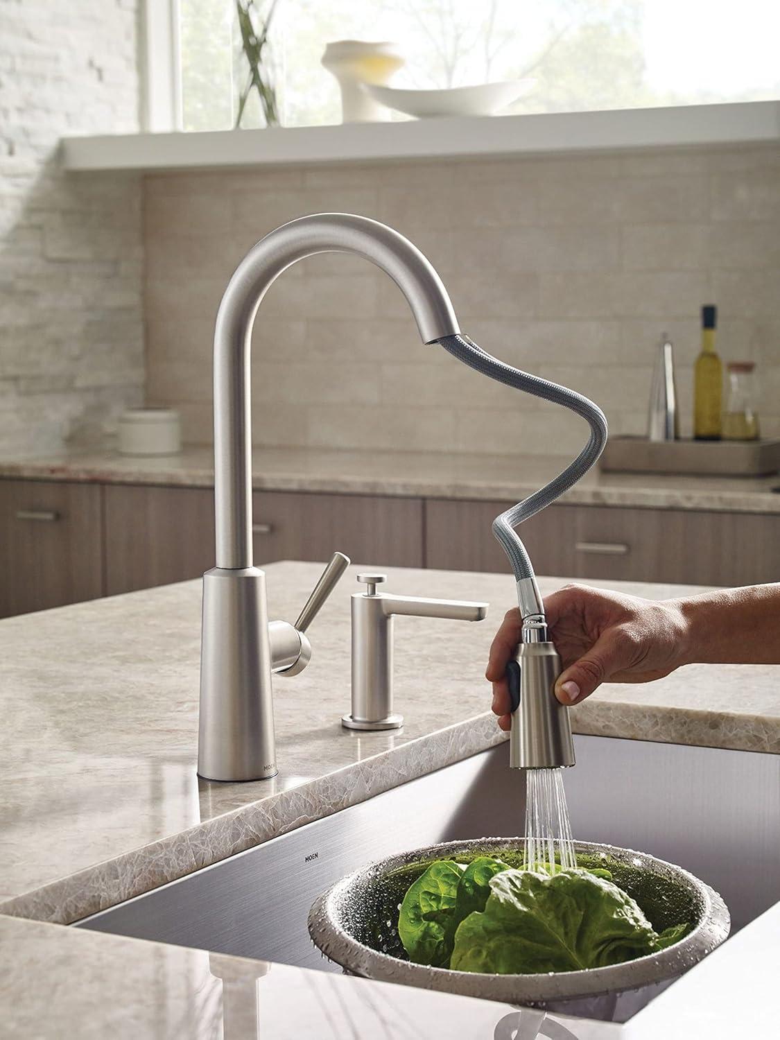 Riley Pulldown Kitchen Faucet with Power Clean Spray Technology