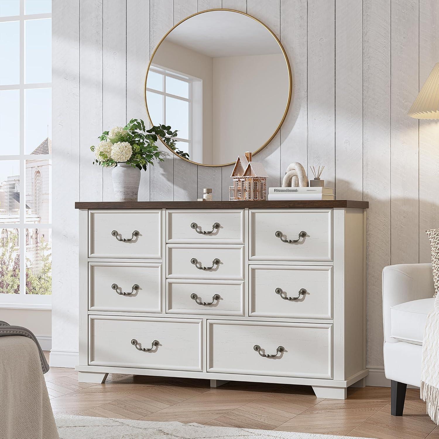 Charlton Home® Dresser For Bedroom With 9 Drawers