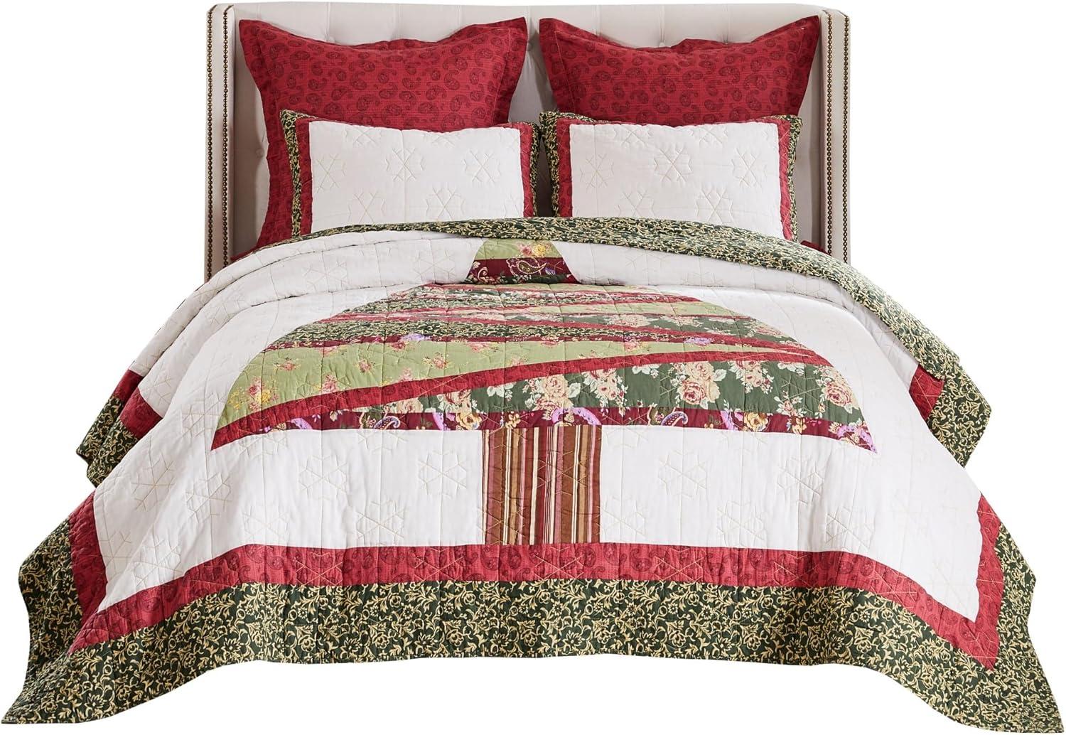 Christmas Tree Holiday Reversible Quilt Set