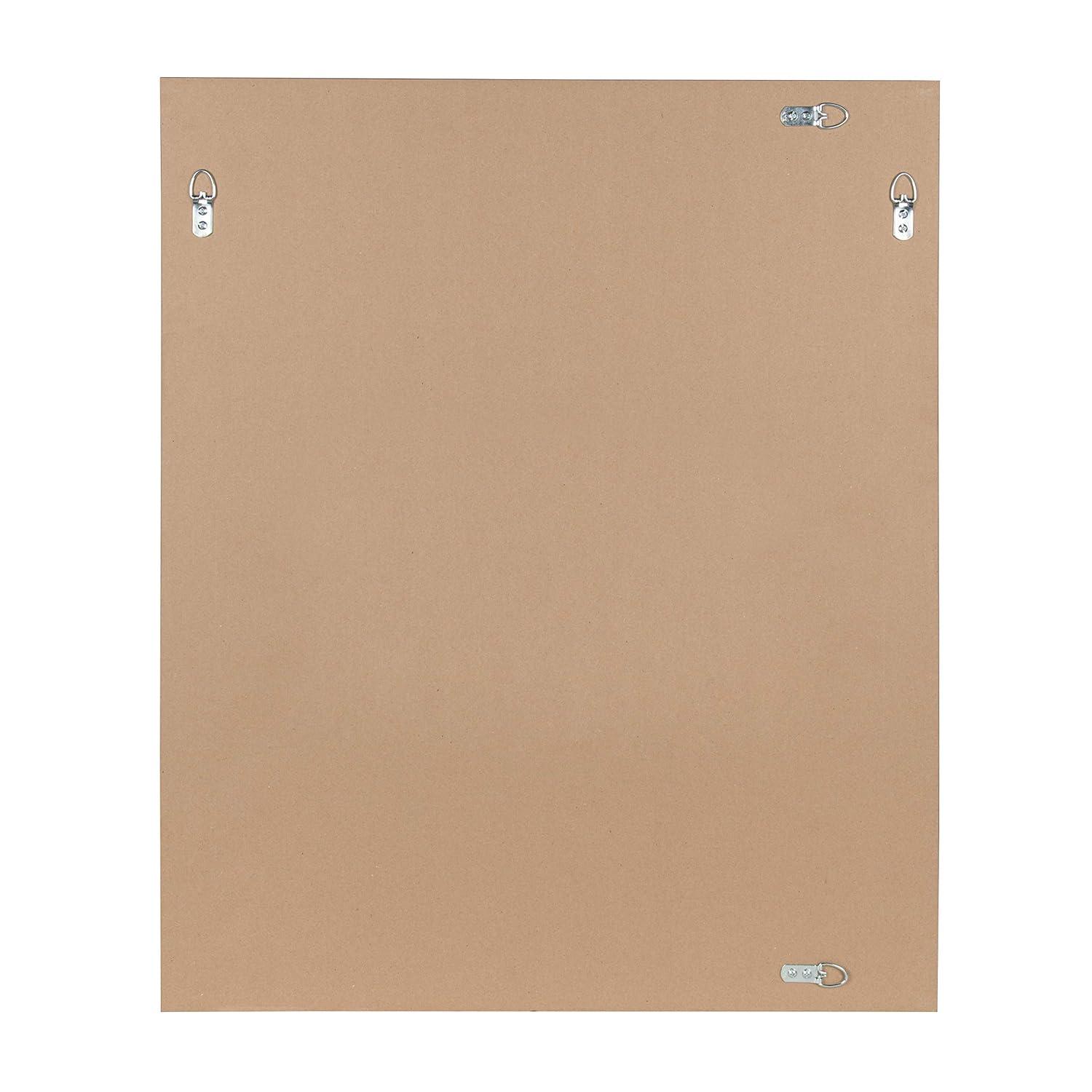 24" x 30" Calter Framed Wall Mirror White - Kate and Laurel