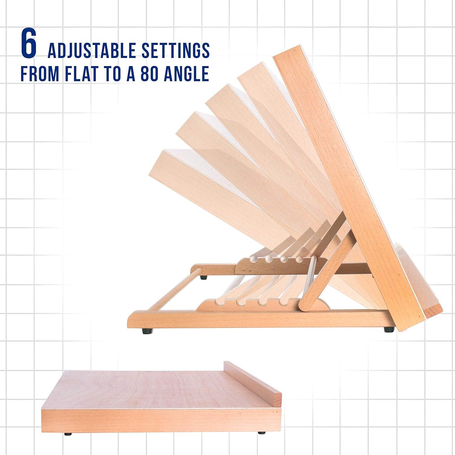 Large Adjustable Beechwood Artist Drawing Board