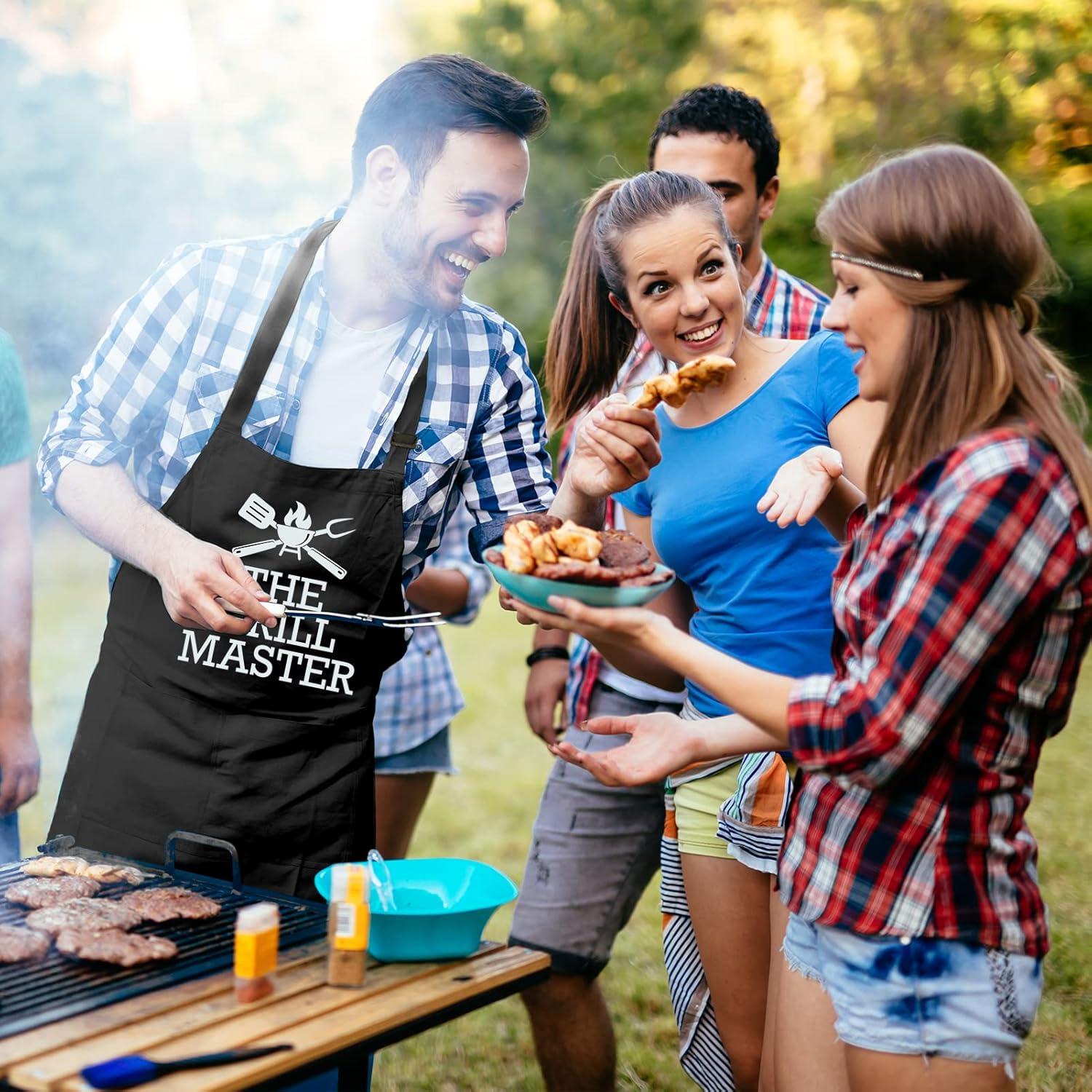 UP THE MOMENT The Grill Master The Man The Myth The Legend Apron, Funny Apron for Men, BBQ Grill Apron, Chef Apron, Funny Apron for Dad, Mens Funny Apron, Funny Chef Apron for Men