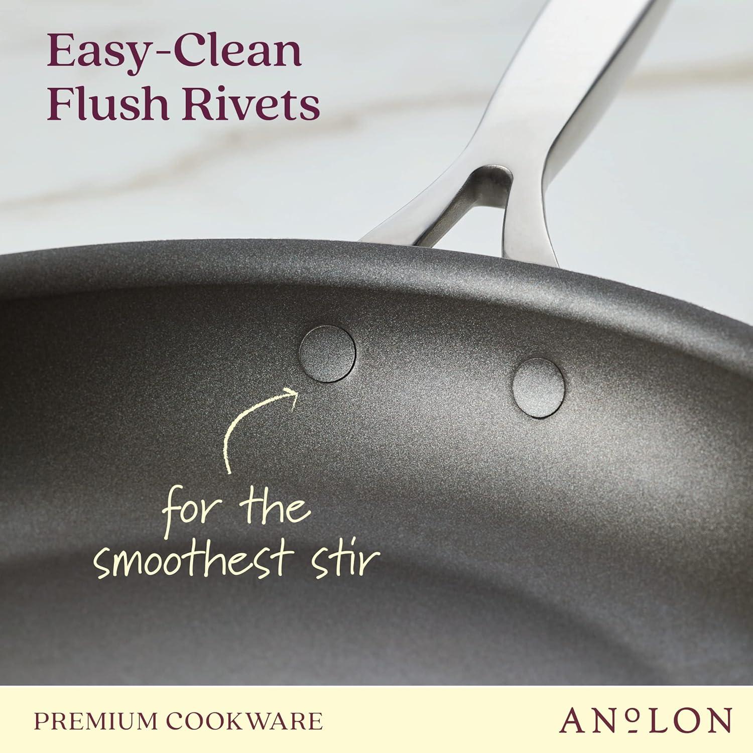 Anolon Ascend Hard Anodized Nonstick Frying Pan / Skillet, Induction Compatible