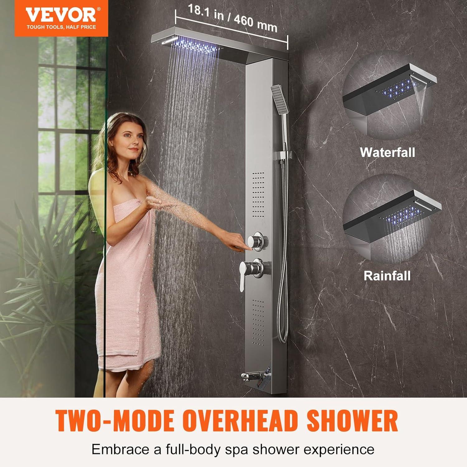 52.9'' Shower Panel with Full Body Shower Head