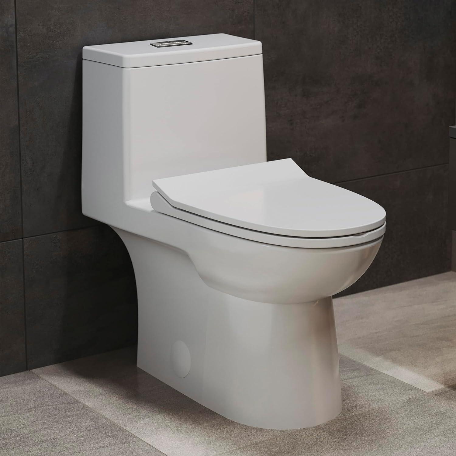 Daxton One-Piece Elongated Dual-Flush Toilet 1.1/1.6 gpf