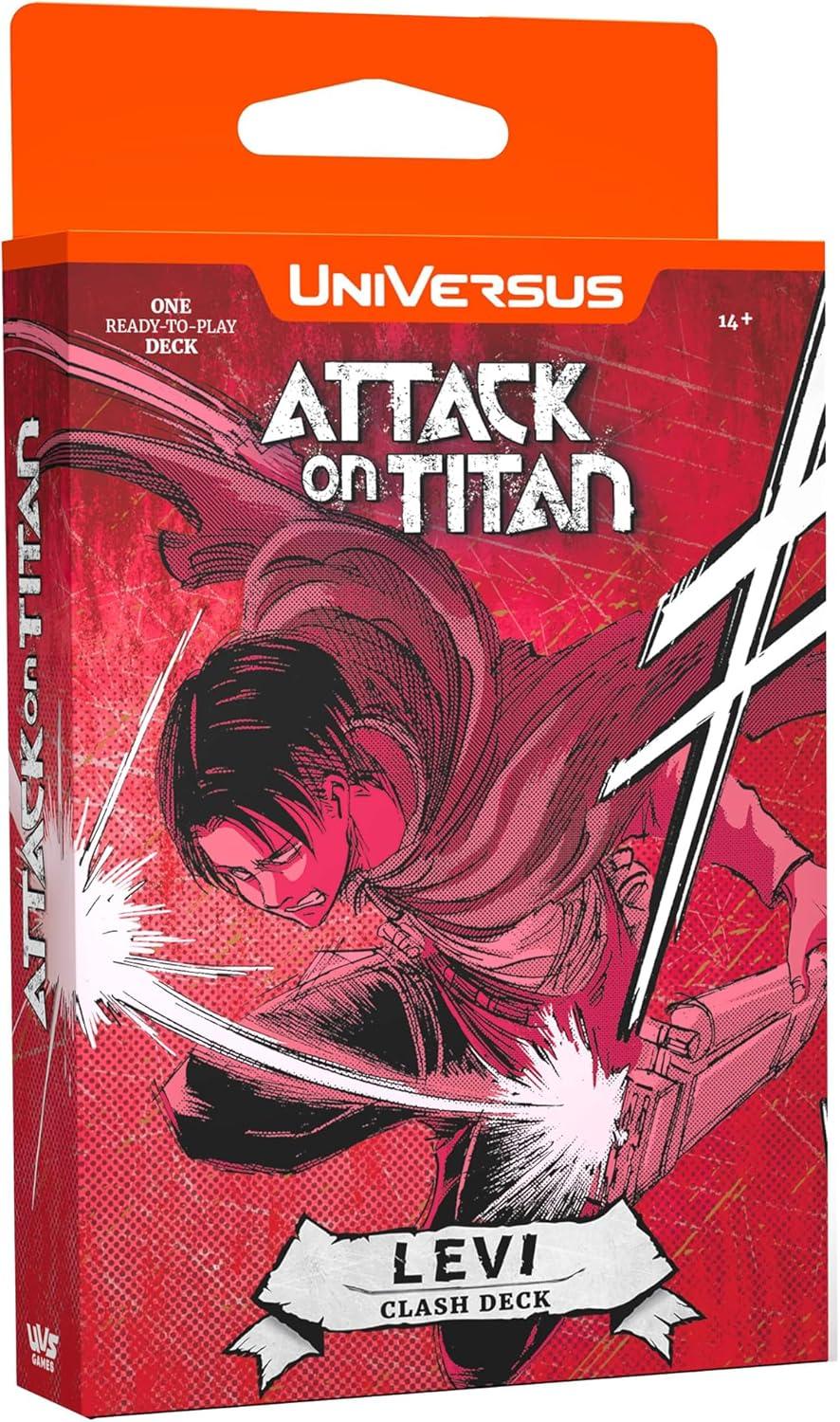 Universus Attack On Titan Battle For Humanity CCG Clash Deck - LEVI [61-Card Ready-To-Play Deck]