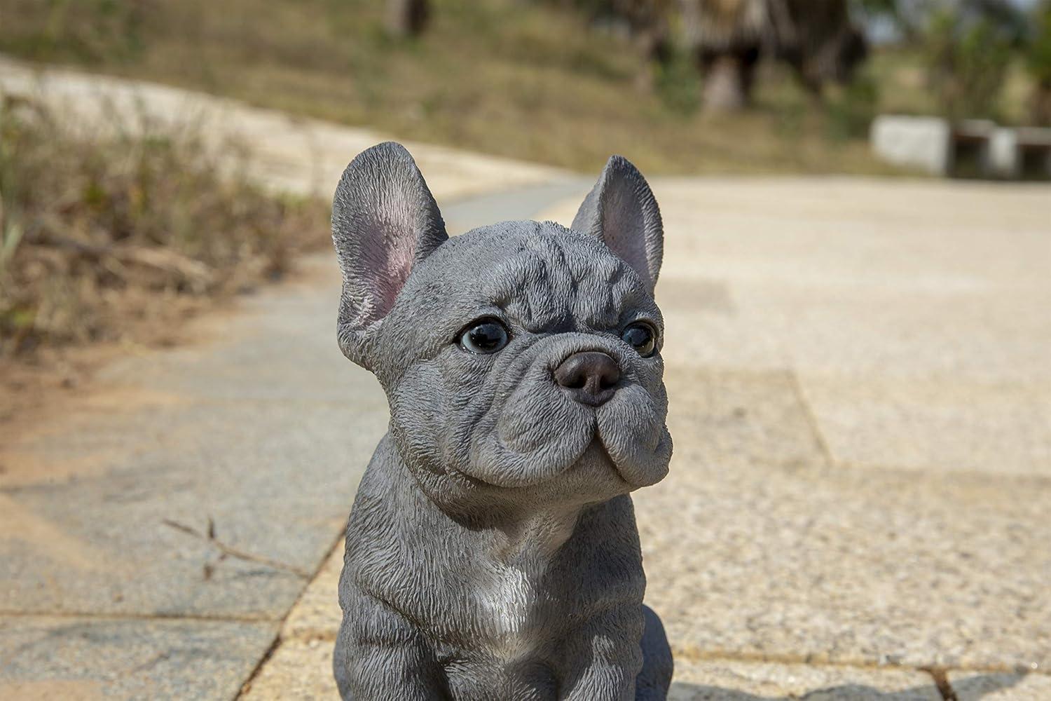 French Bulldog Puppy Sitting Statue