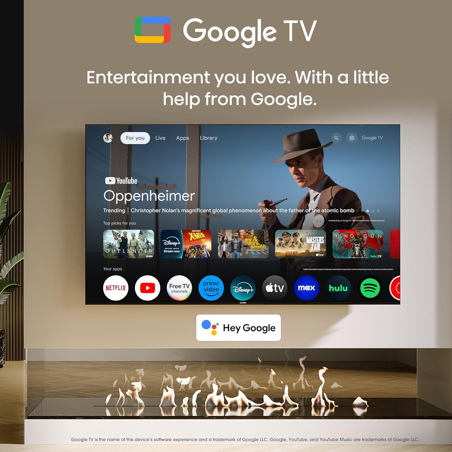 Restored Hisense 65 inch Class S7 4K QLED Smart CanvasTV Google TV (Refurbished)