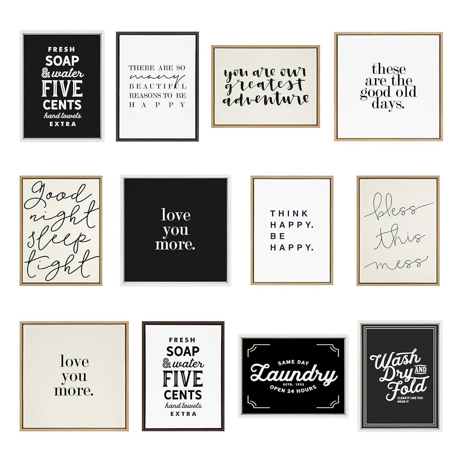 (Set of 2) 18" x 24" Sylvie Sweet Dreams Canvas Art Set by Maggie Price Natural - Kate & Laurel All Things Decor