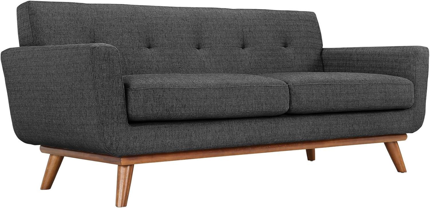 Ergode Engage Upholstered Fabric Loveseat - Gray