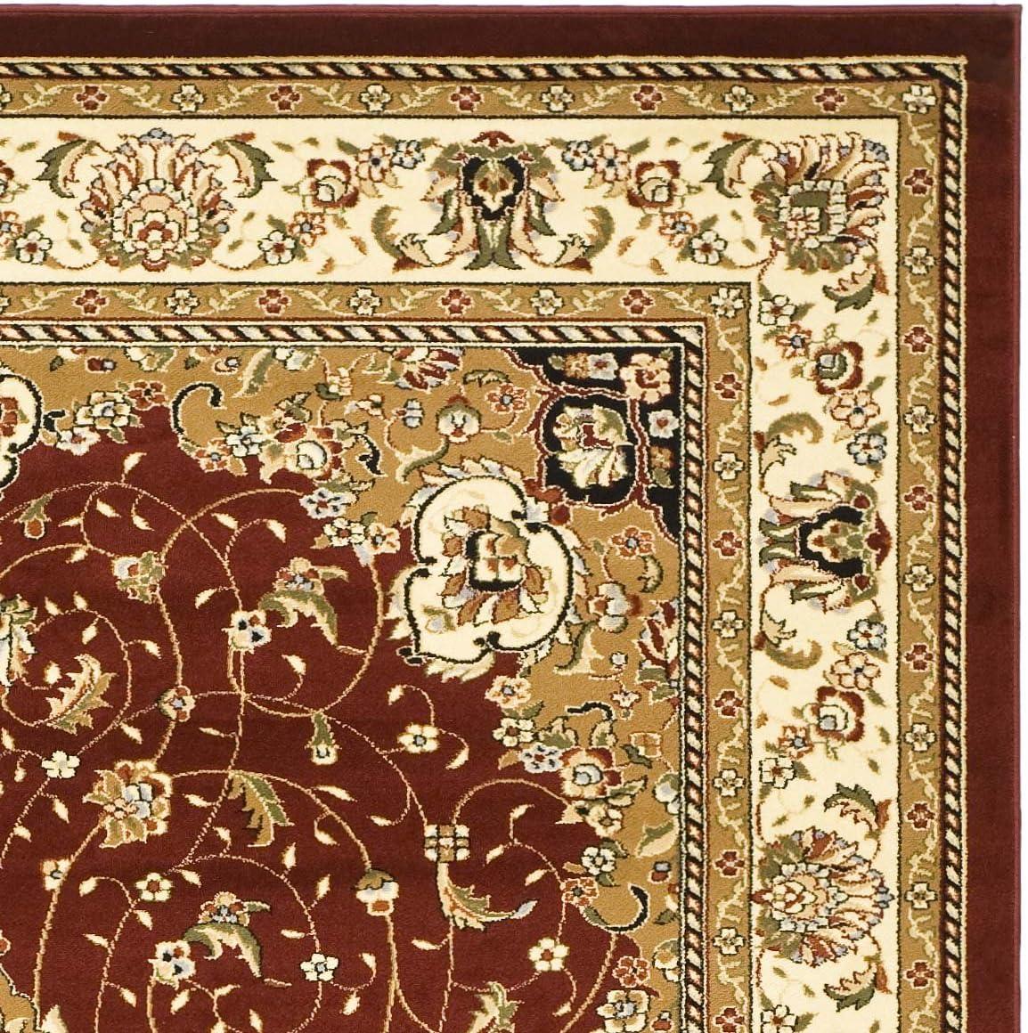 Lyndhurst LNH329 Power Loomed Area Rug - Red/Ivory - 8'x11' - Safavieh