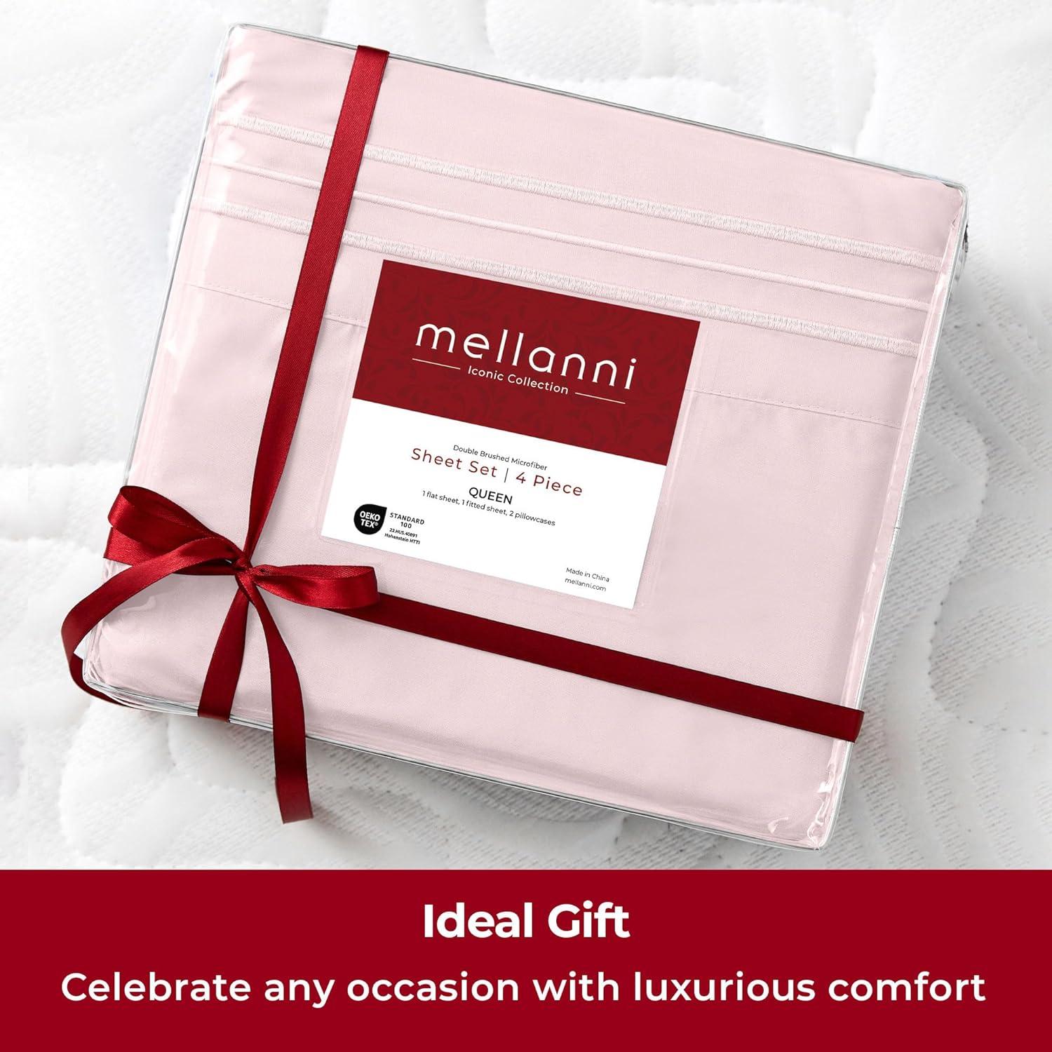 4 Piece Microfiber Sheet Set - Mellanni