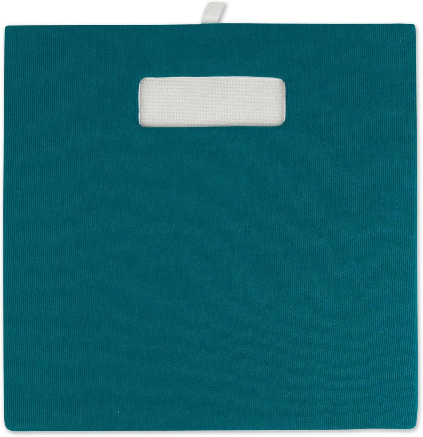 Polyester Cube Solid Teal Square 13x13x13