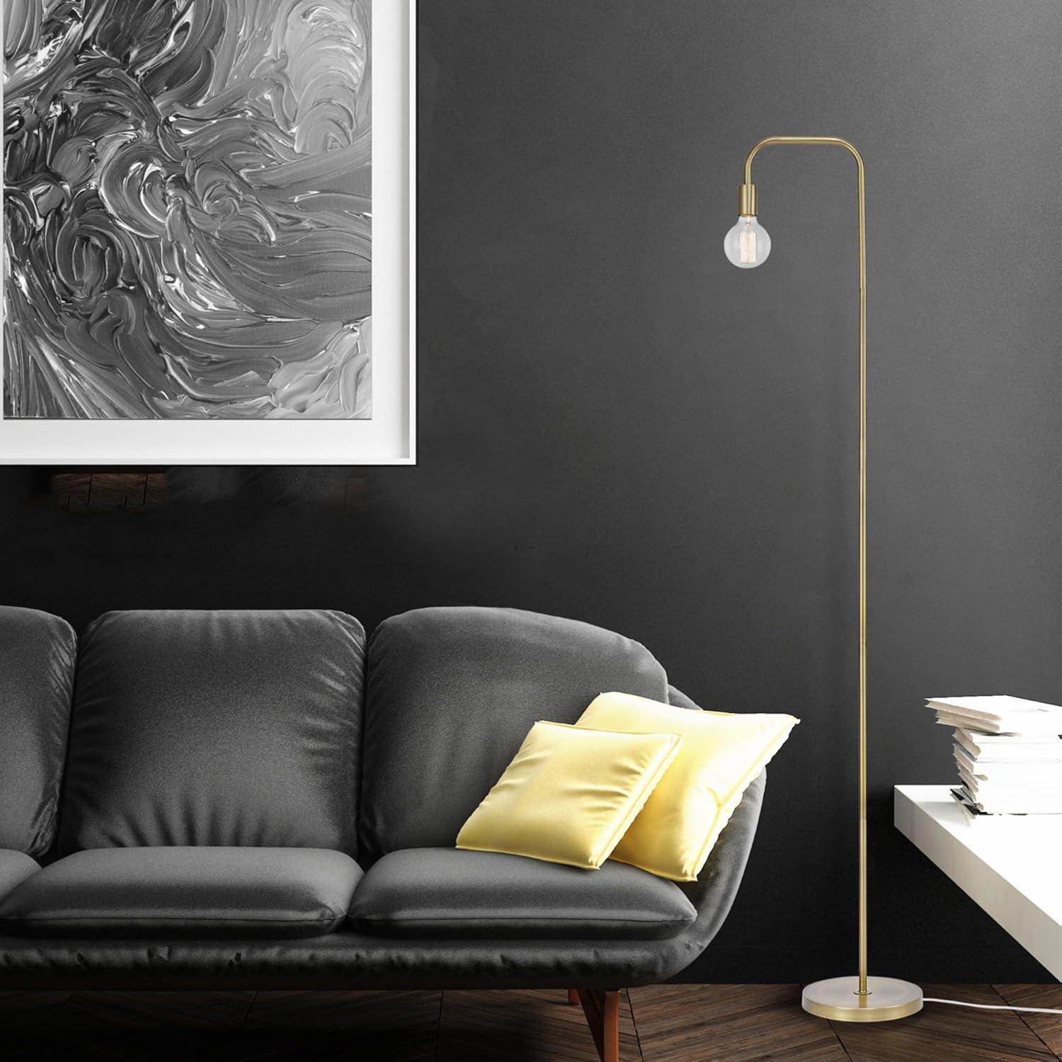 Globe Electric Holden 70" Matte Brass Floor Lamp