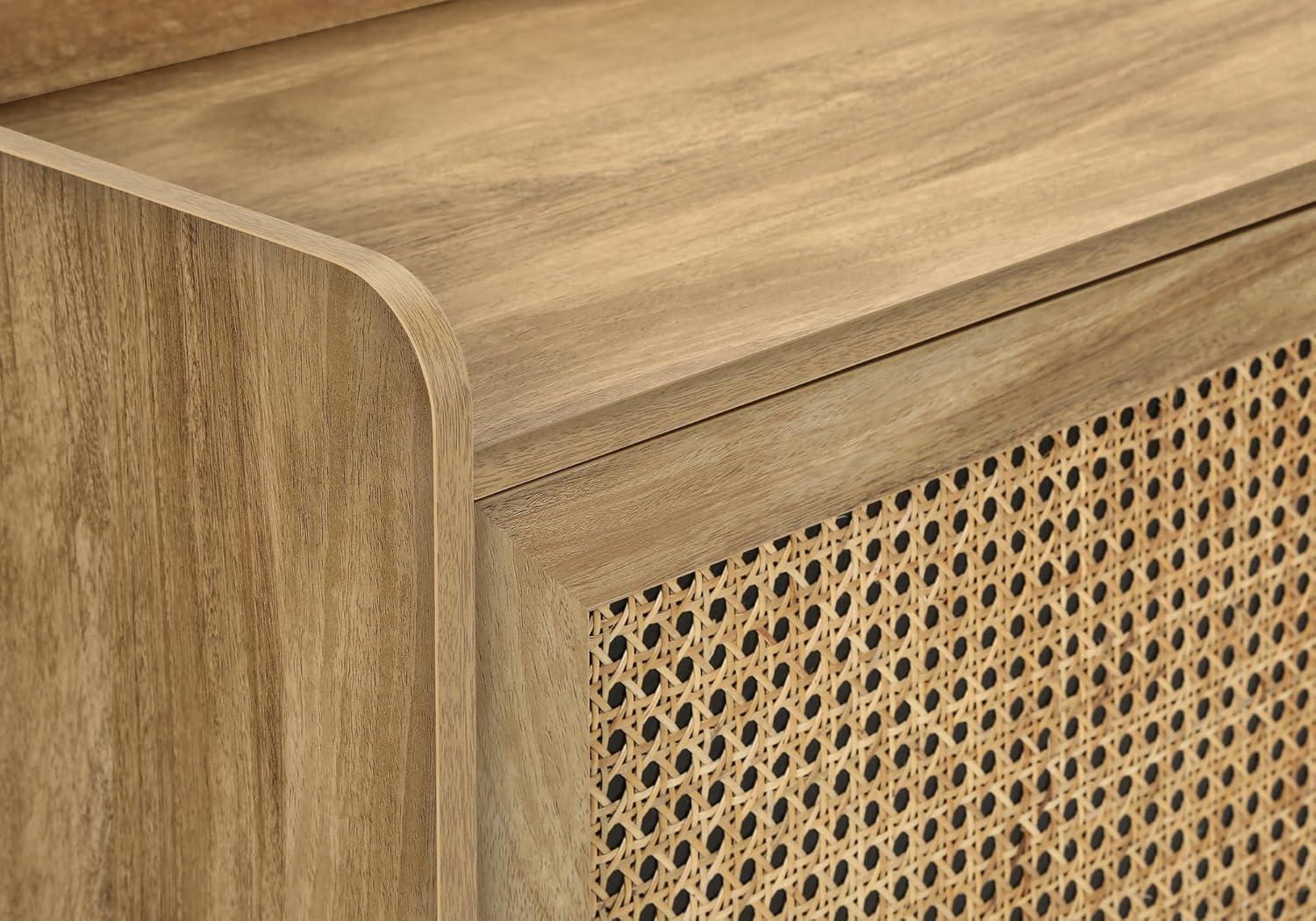 Monarch Specialties Tv Stand 72 Inch Console Media Entertainment Center Storage Cabinet Living Room Bedroom Walnut Laminate Wood Legs Transitional