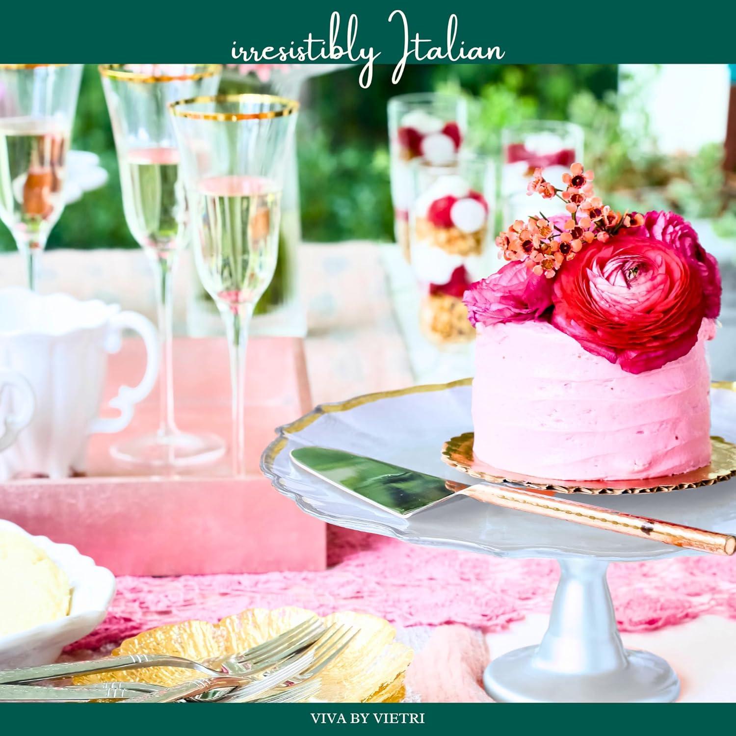 Viva by Vietri Baroque Glass No Pattern Charger