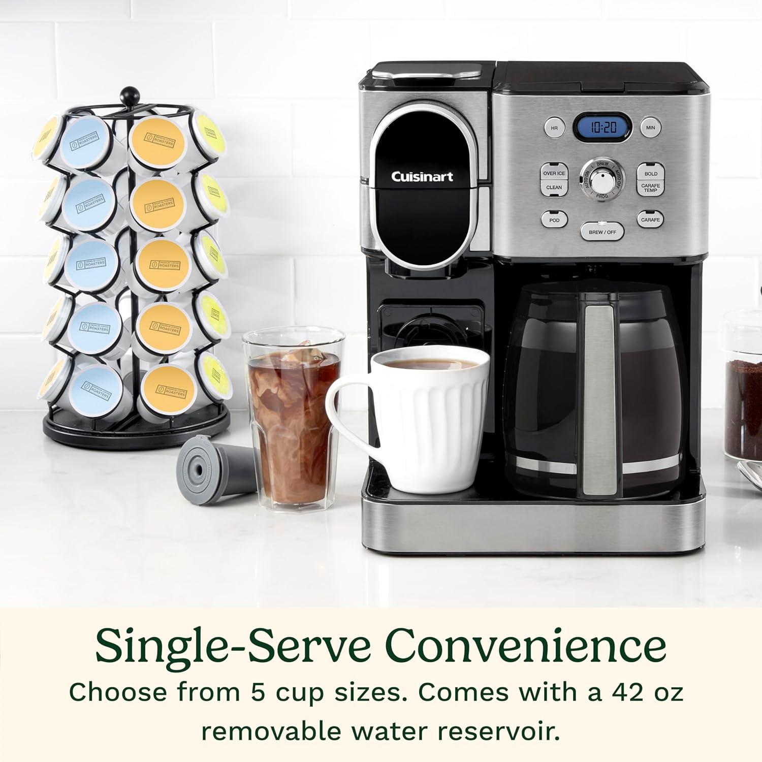 Cuisinart ® Coffee Center ® Stainless Steel 12-Cup Coffee Maker and Single Brewer