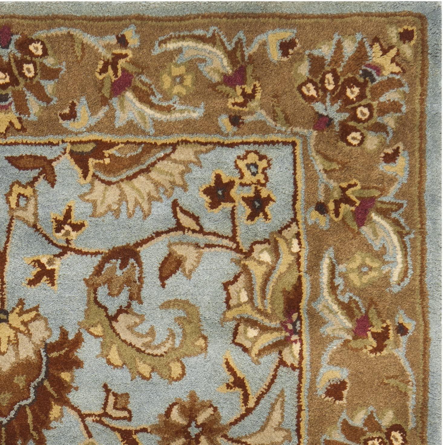 Heritage HG822 Hand Tufted Area Rug - Blue/Beige - 4'x6' - Safavieh.