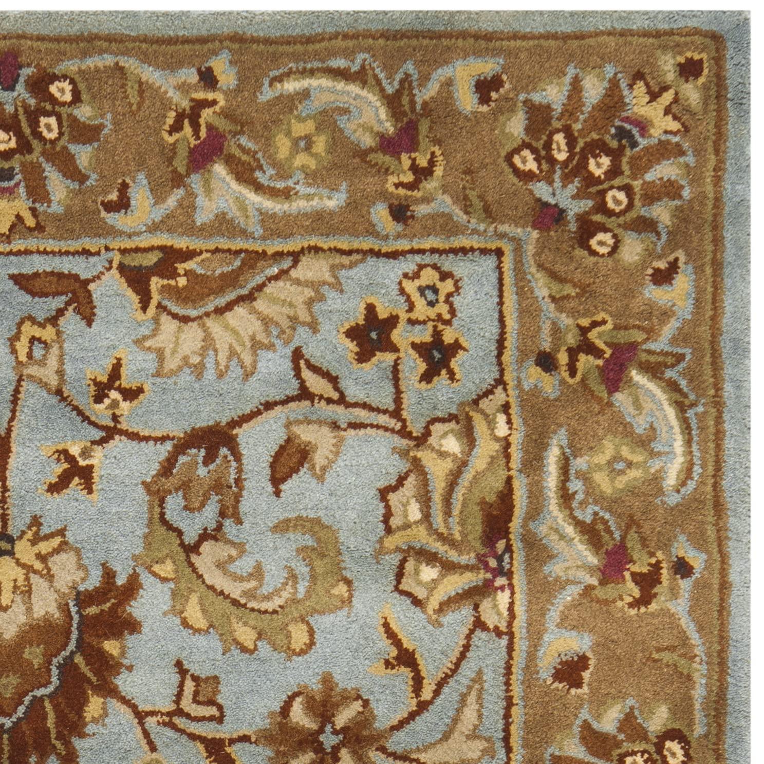 Heritage HG822 Hand Tufted Area Rug - Blue/Beige - 4'x6' - Safavieh.