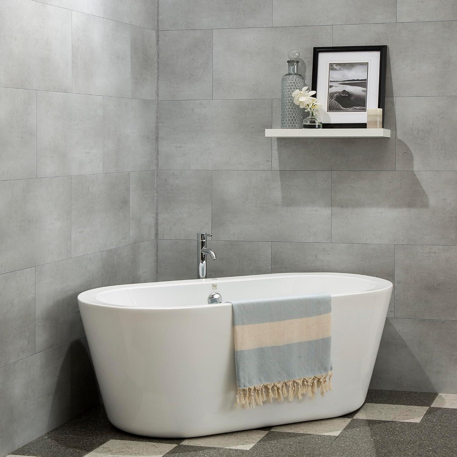 Palisade 25.6 in. x 14.8 in. Tile Shower and Tub Surround Kit