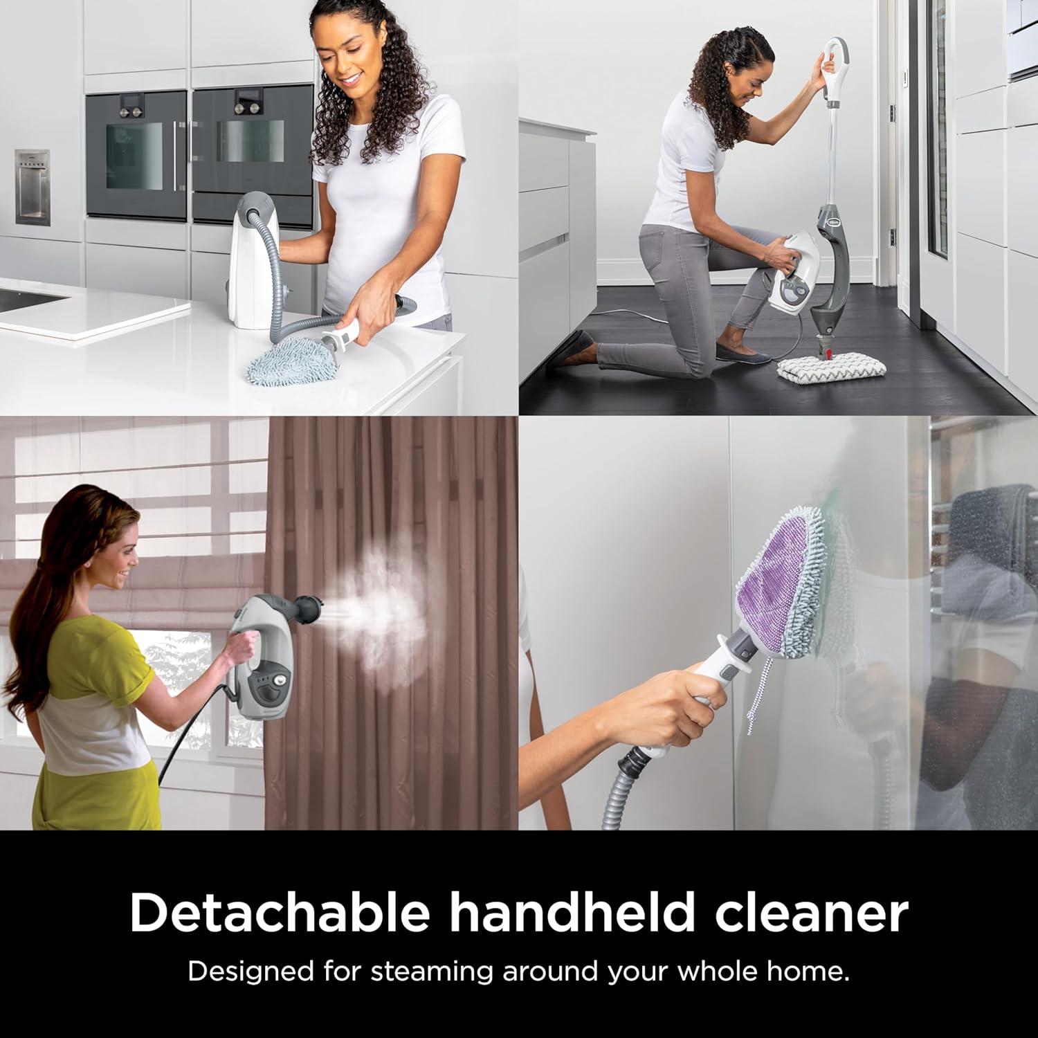 Shark Lift-Away Pro Steam Mop with Handheld Steamer, 3 Modes, Steam Blaster, Intelli-Mop Head - For Floors, Above-Floors & Garments