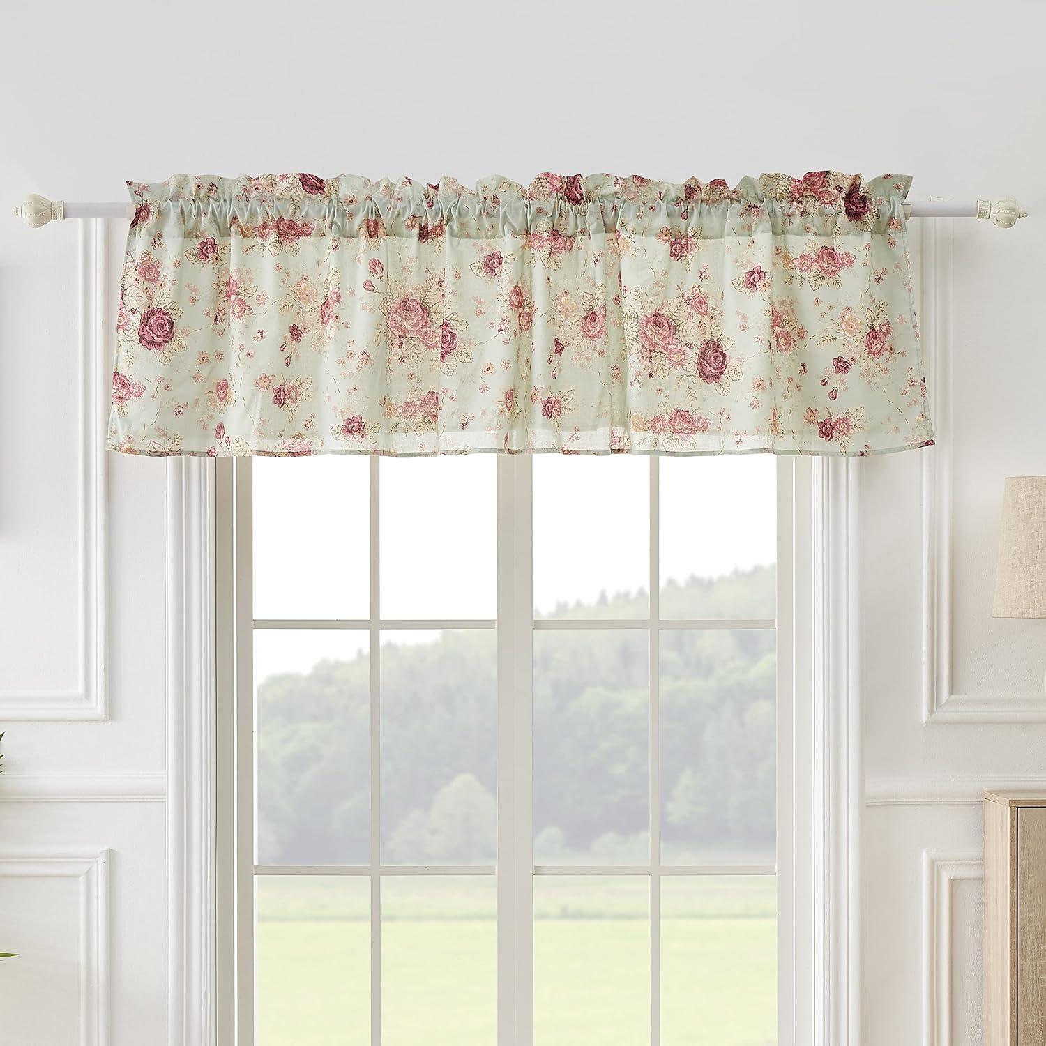 Antique Rose 84" Curtain Valance