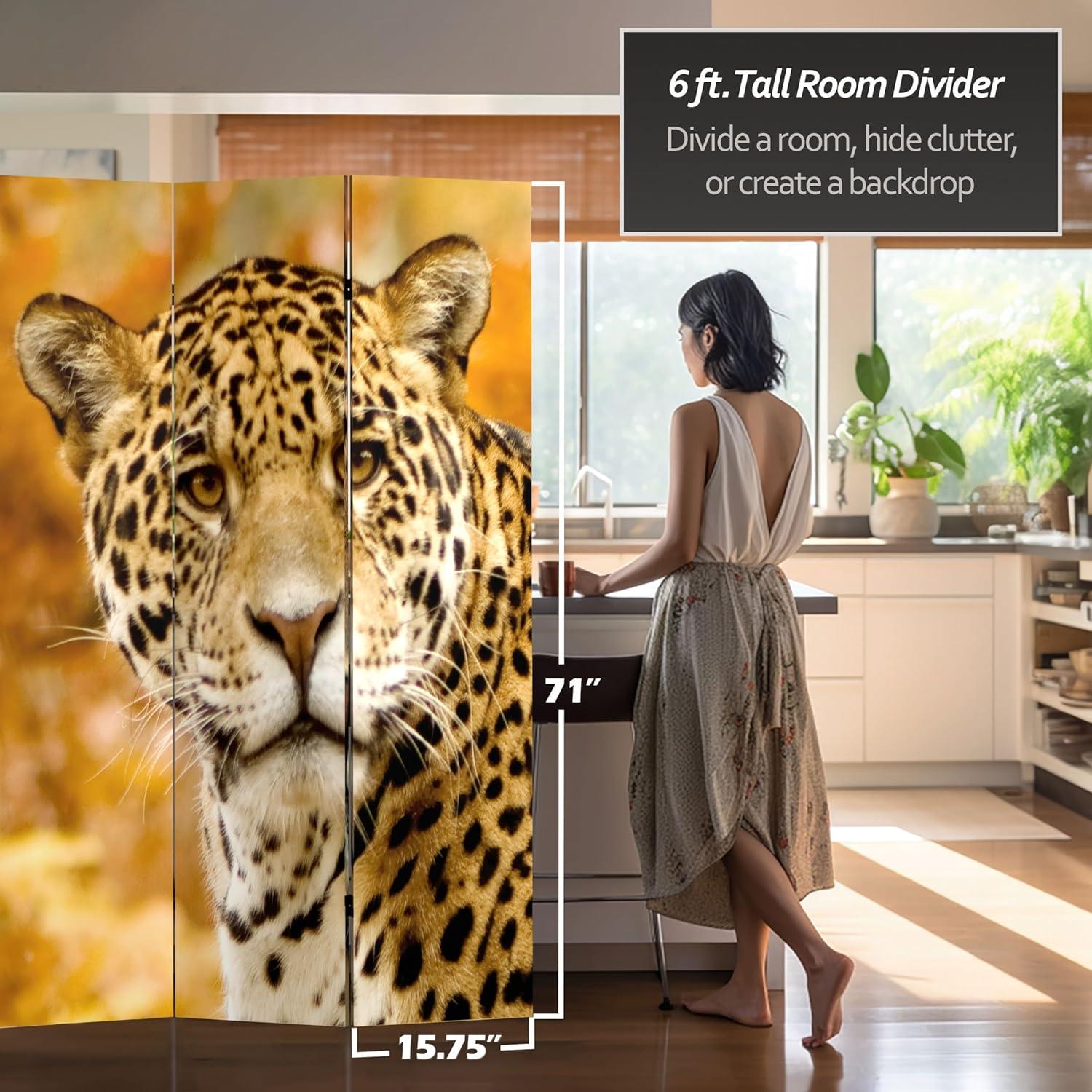 47.25'' W x 71'' H 3 - Panel Folding Room Divider